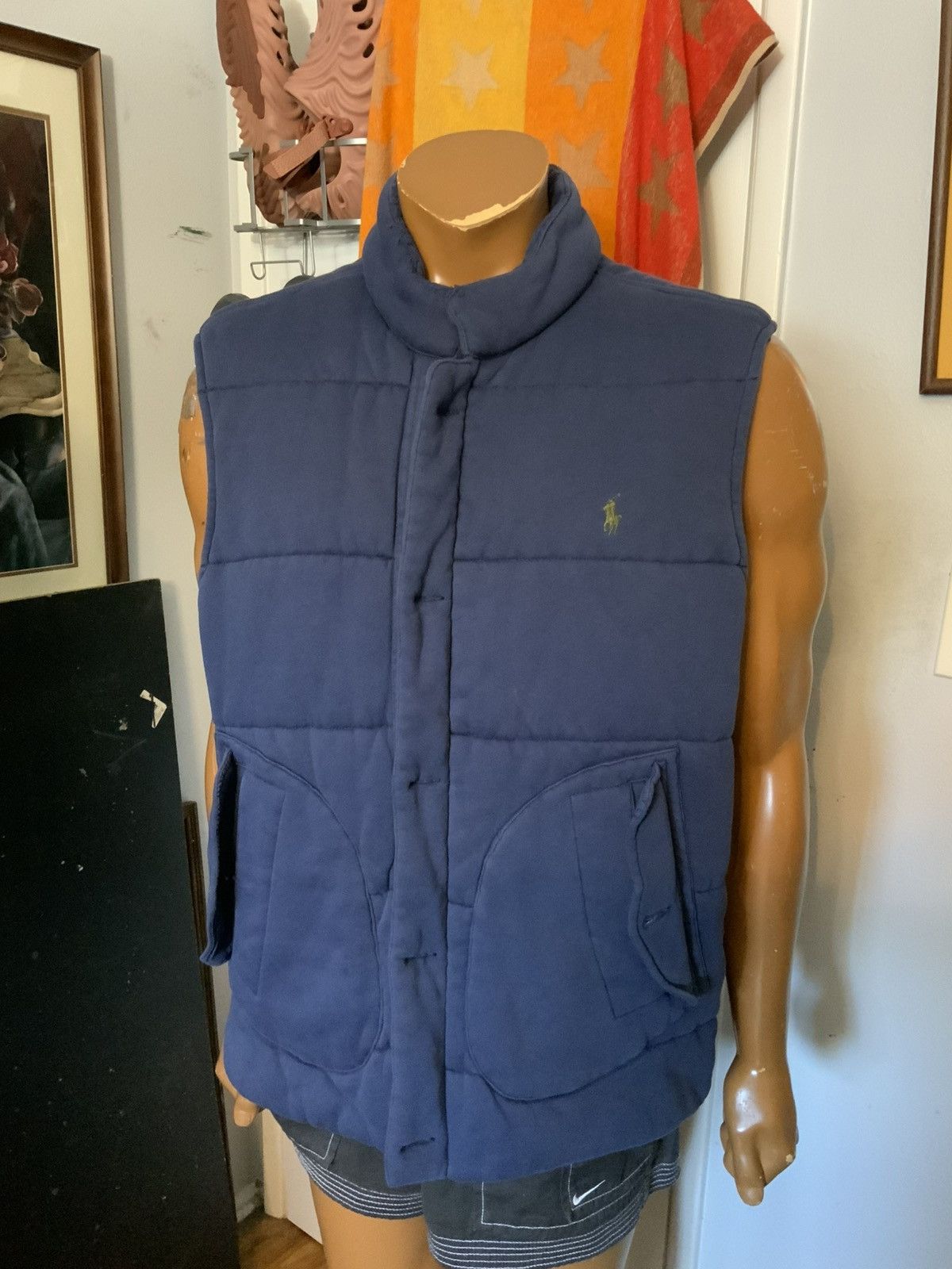 Polo Ralph Lauren Vintage Polo Ralph Lauren Pony Quilted Puffer Vest Jacket Size US XL / EU 56 / 4 - 15 Thumbnail