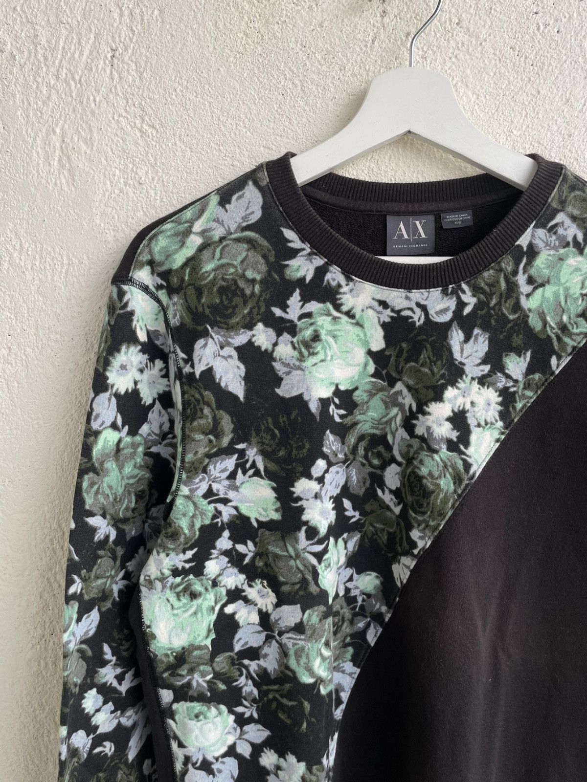 Undercover 2000s Armani Exchange asymmetrical floral Panel Ifsix Maison Size US M / EU 48-50 / 2 - 2 Thumbnail