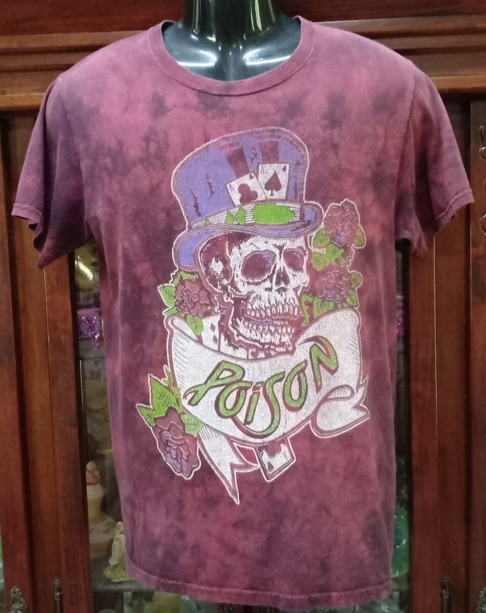 Poison Dragging the Cat Across America 1987 Tie-dye T-shirt