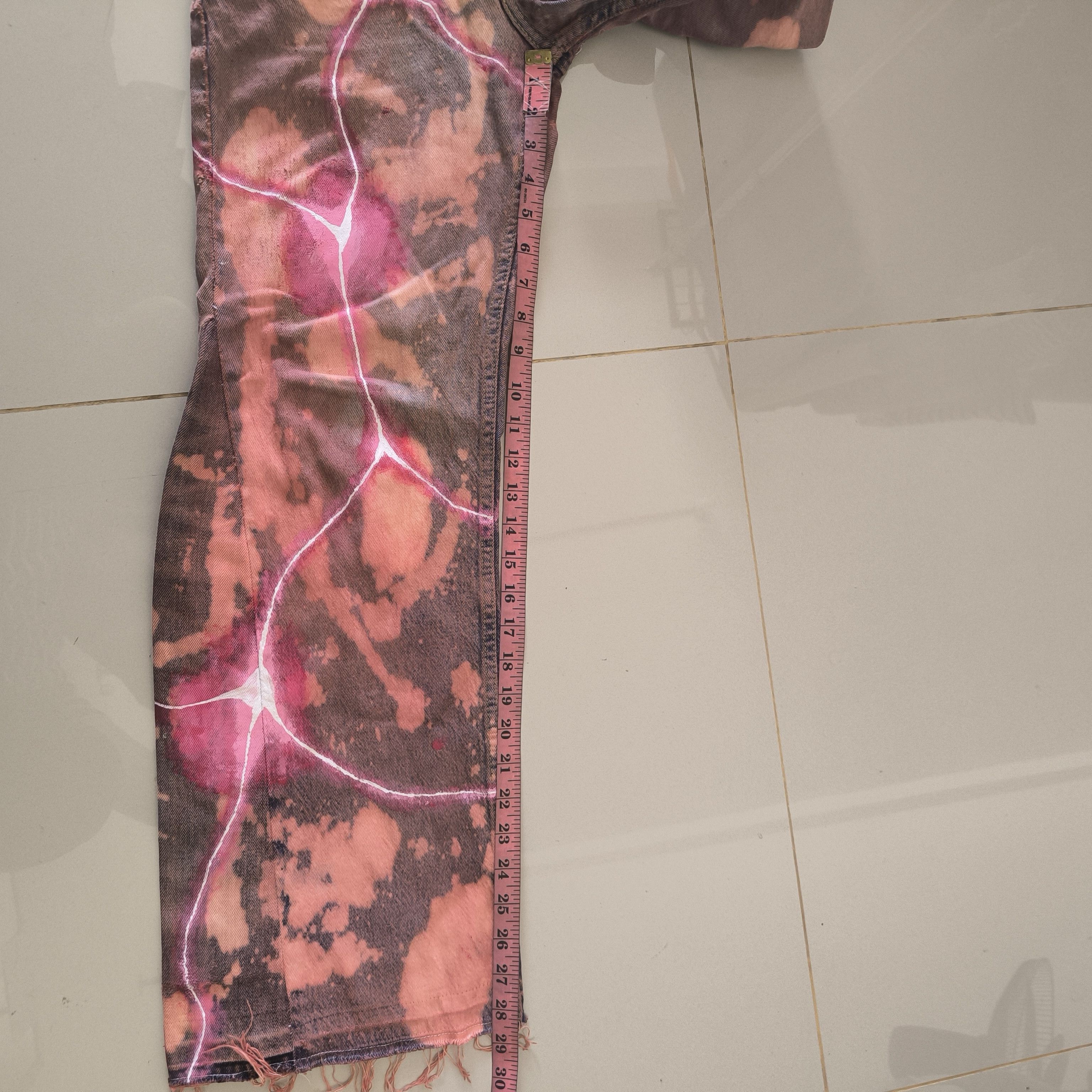 If Six Was Nine × Levi's Custom vintage levis flared red lighting jeans Size US 31 - 12 Thumbnail