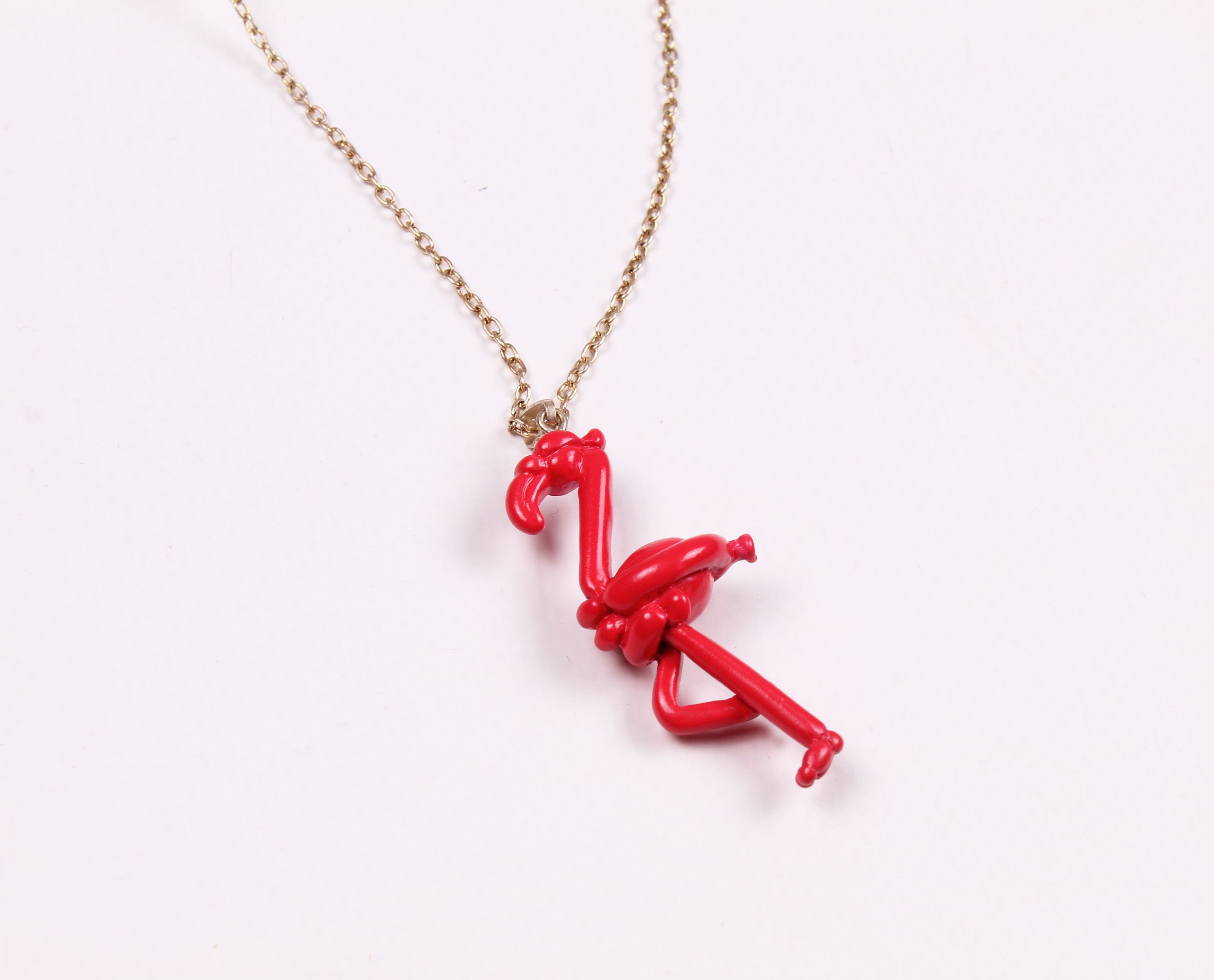 Other Les Nereides N2 Red Baloon Flamingo Necklaces Size ONE SIZE - 1 Thumbnail