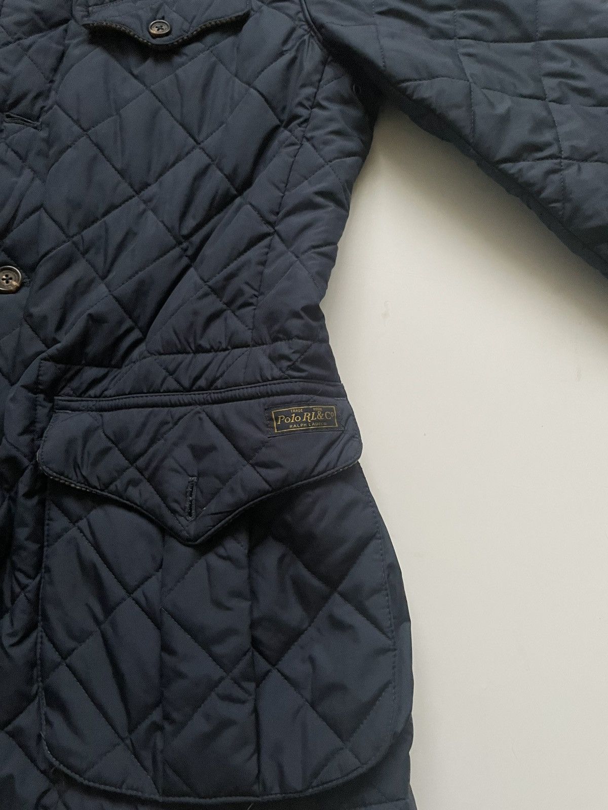 Polo Ralph Lauren Polo Ralph Lauren Quilted Jacket Navy M Size US M / EU 48-50 / 2 - 4 Thumbnail