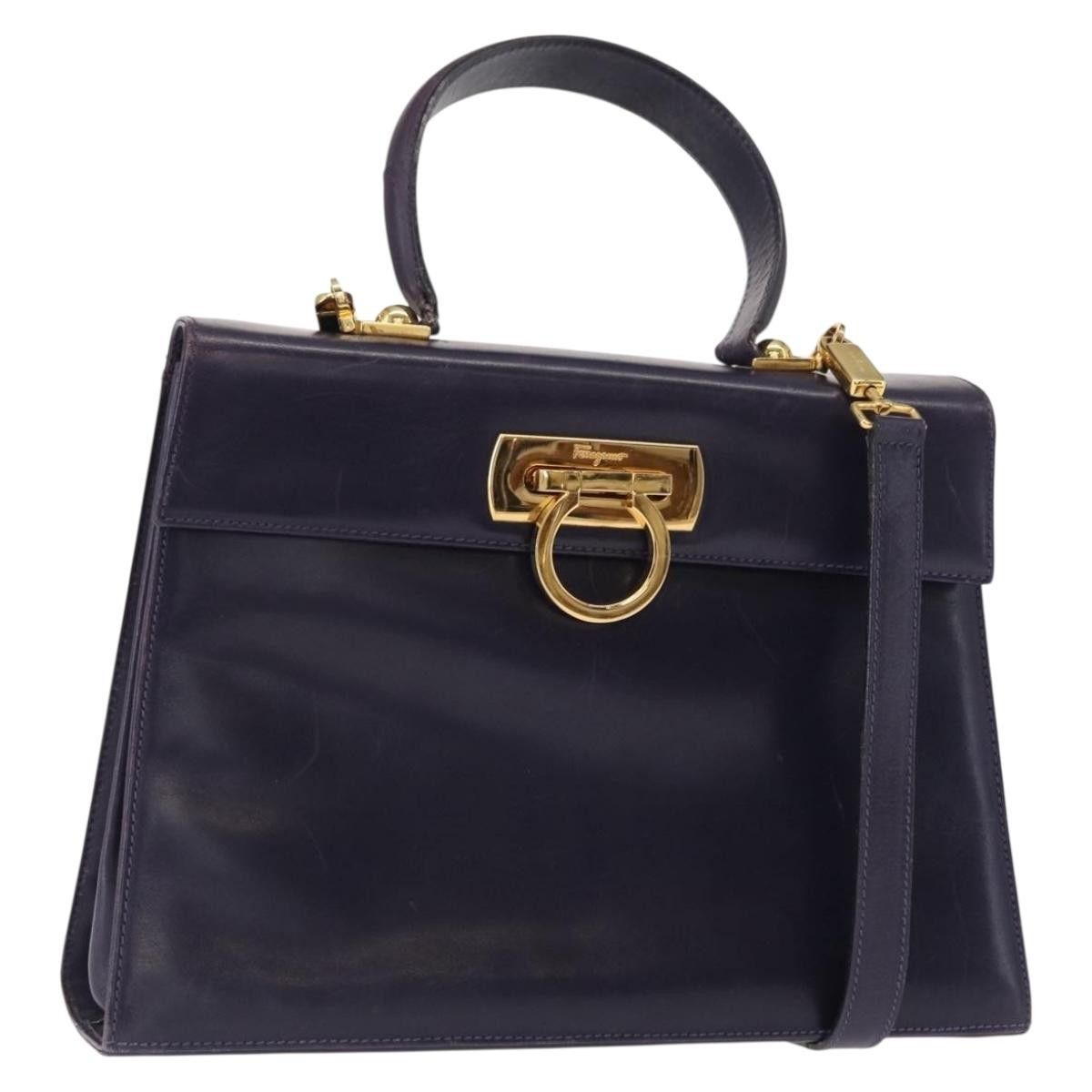 Salvatore Ferragamo Salvatore Ferragamo Convertible Top Handle Leather Size ONE SIZE - 1 Thumbnail