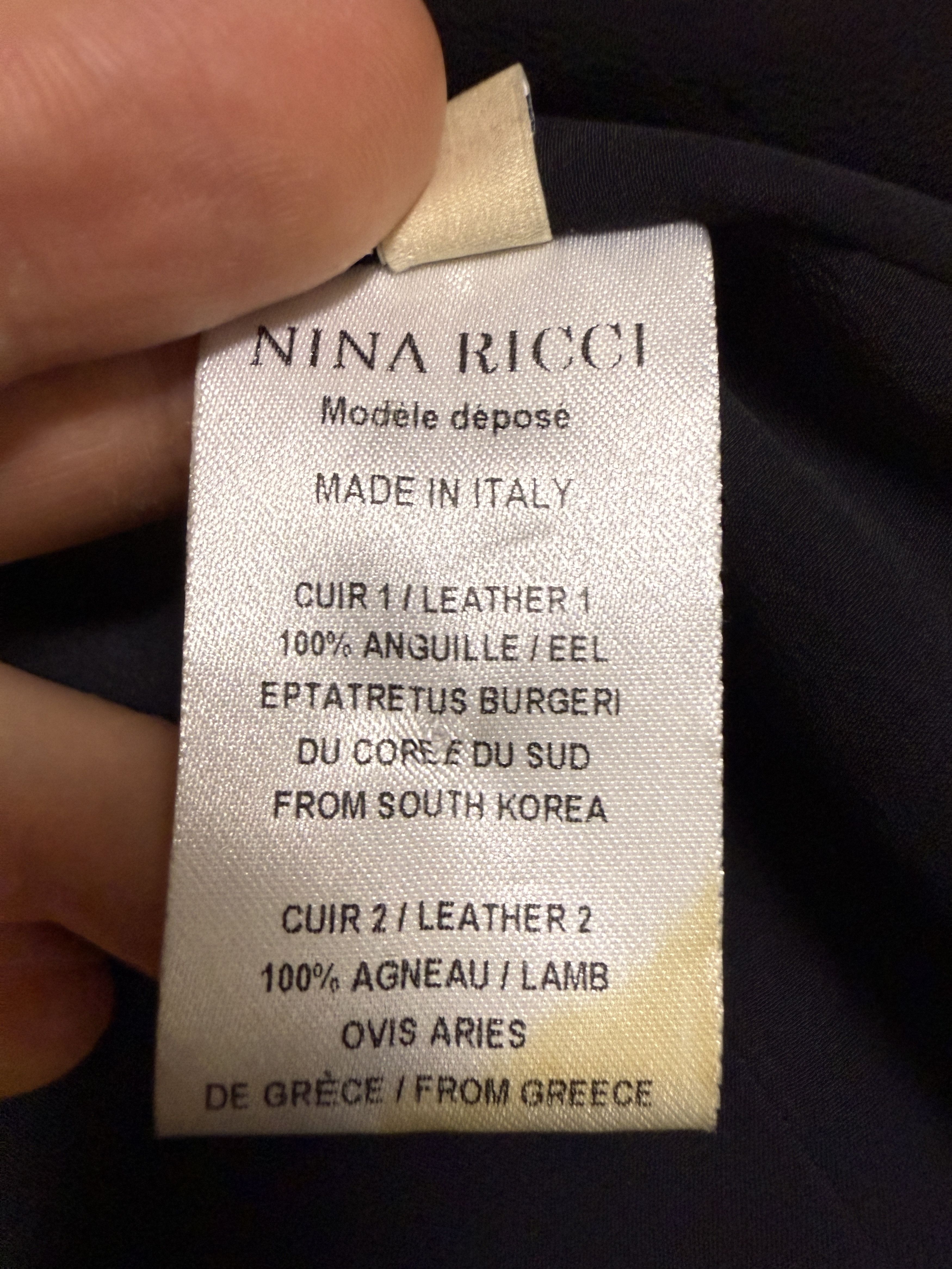 Nina Ricci Nina Ricci Crinkled Eel Trench Coat Size XS / US 0-2 / IT 36-38 - 5 Thumbnail