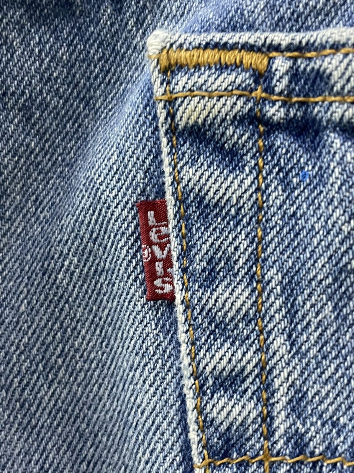 Levi's × Vintage Vintage Levis 501 Sex Pistol Paint Splatter Punk Jeans Size US 36 / EU 52 - 17 Thumbnail
