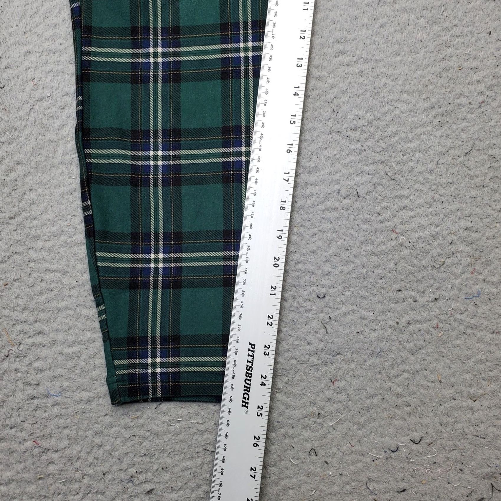 Torrid Torrid Pixie Pants Womens 3R Multi Plaid Stretch Skinny Leg High Waist Pull-On Pants Size 26" / US 2 / IT 38 - 4 Thumbnail