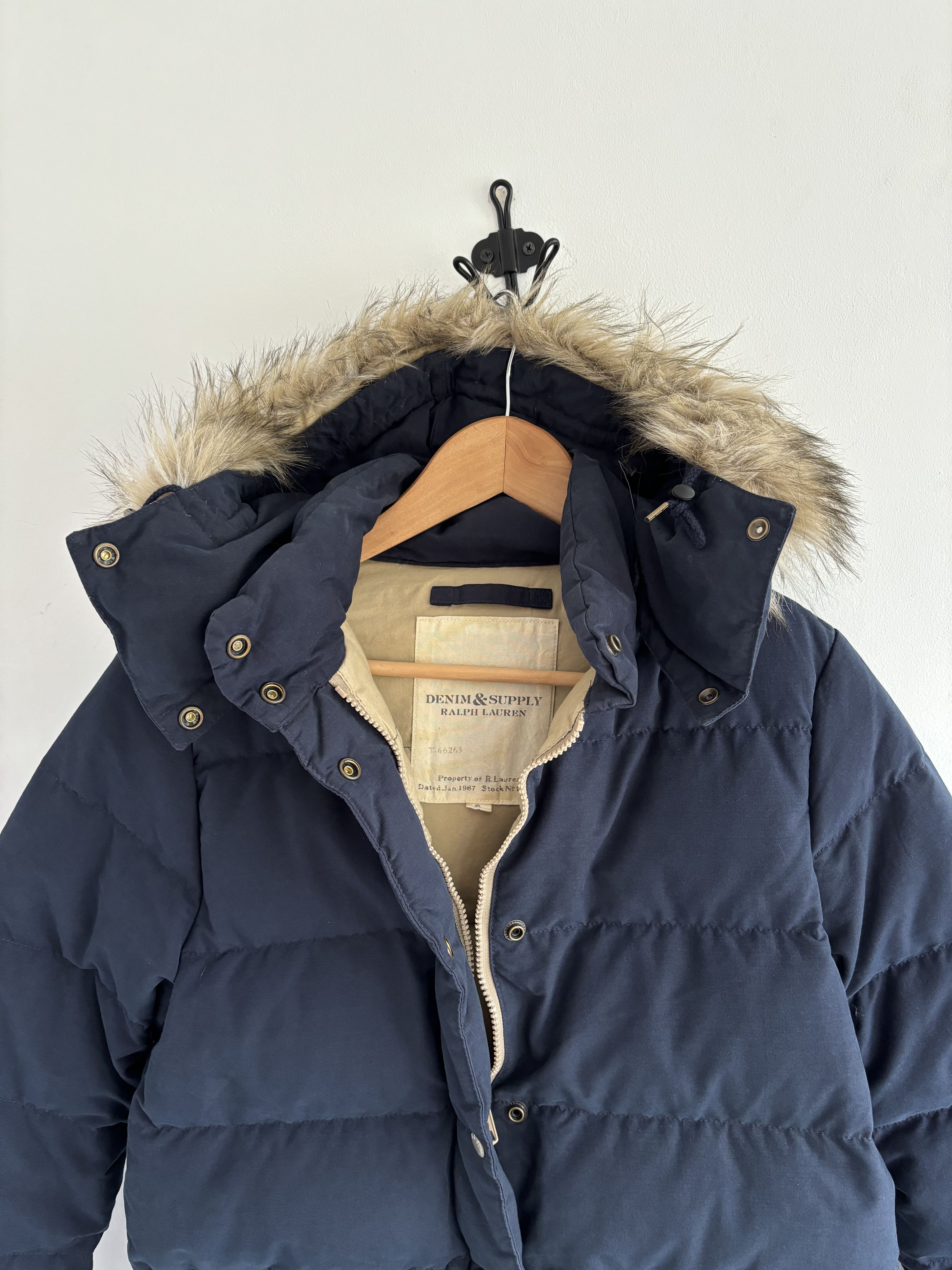 Polo Ralph Lauren Ralph Lauren Denim Supply Fur 650 Down Parka Jacket Washed Size S / US 4 / IT 40 - 6 Thumbnail
