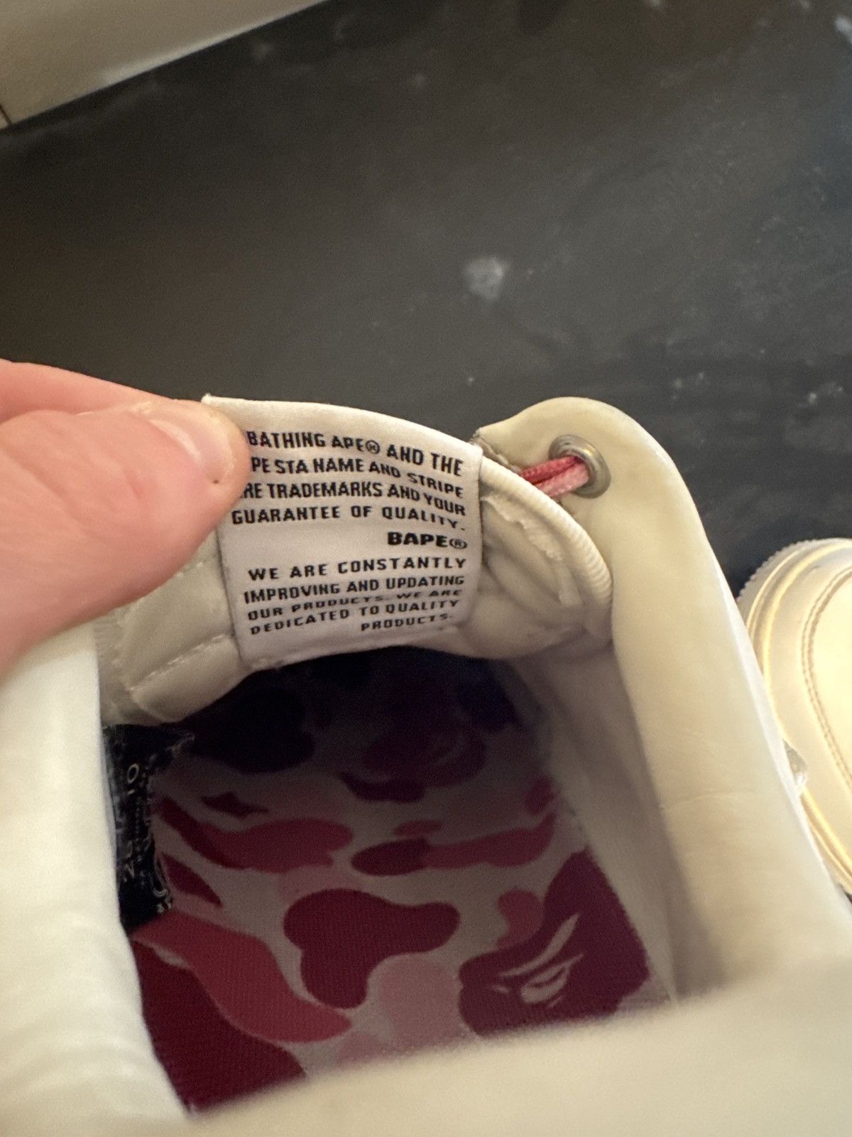 Bape Bapesta 'ABC Camo Pack - Pink' Size US 10 / EU 43 - 7 Thumbnail