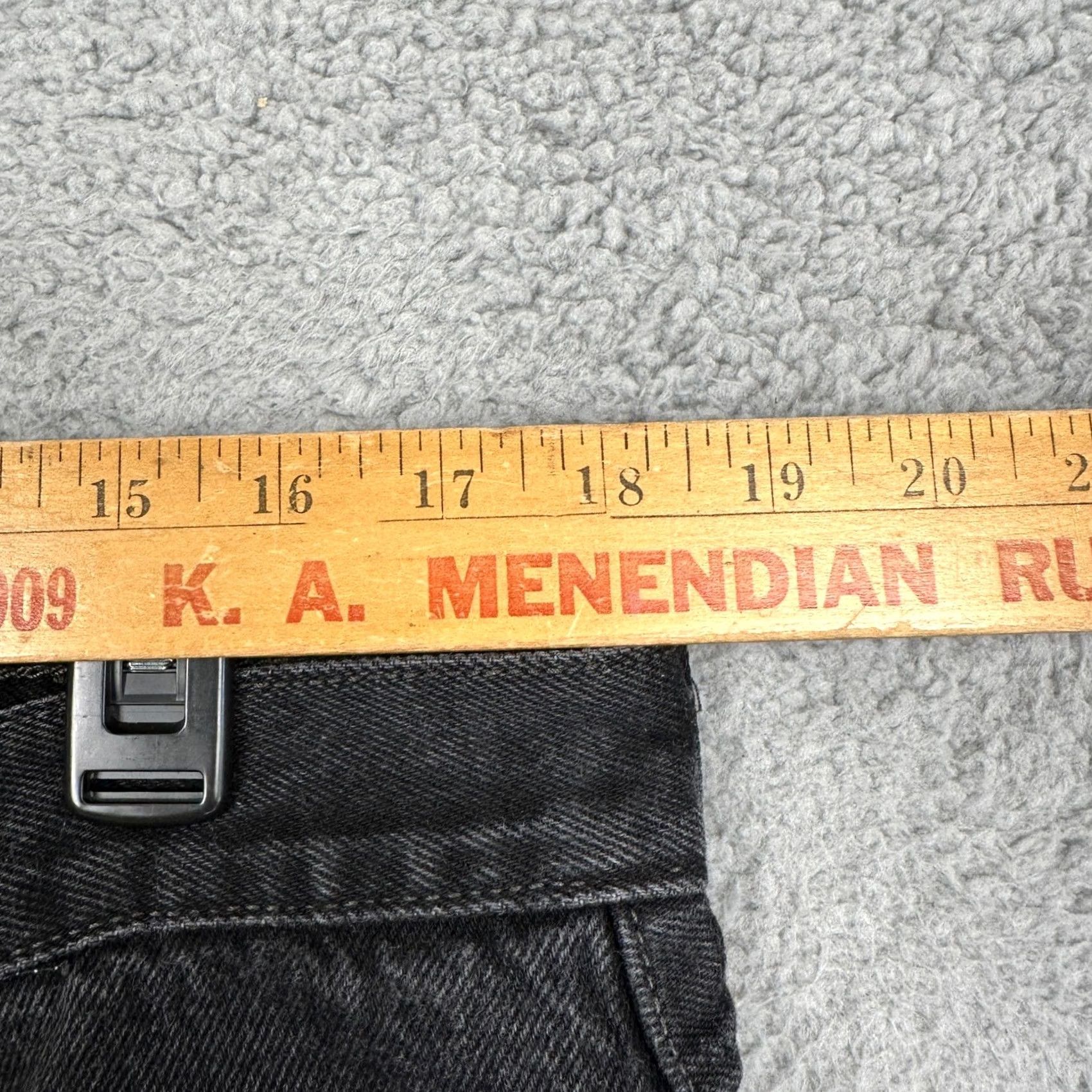 Levi's Levi's 550 Jeans Mens 38X30 Black Relaxed Fit Straight 5-Pocket Denim Cotton Zip Button N/A Size US 38 / EU 54 - 6 Thumbnail