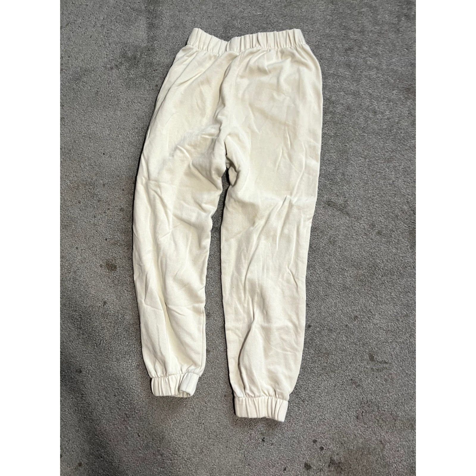 Gap Gap Womens Solid Sweatpants Lounge Cream Solid Size XS Size 26" / US 2 / IT 38 - 3 Thumbnail