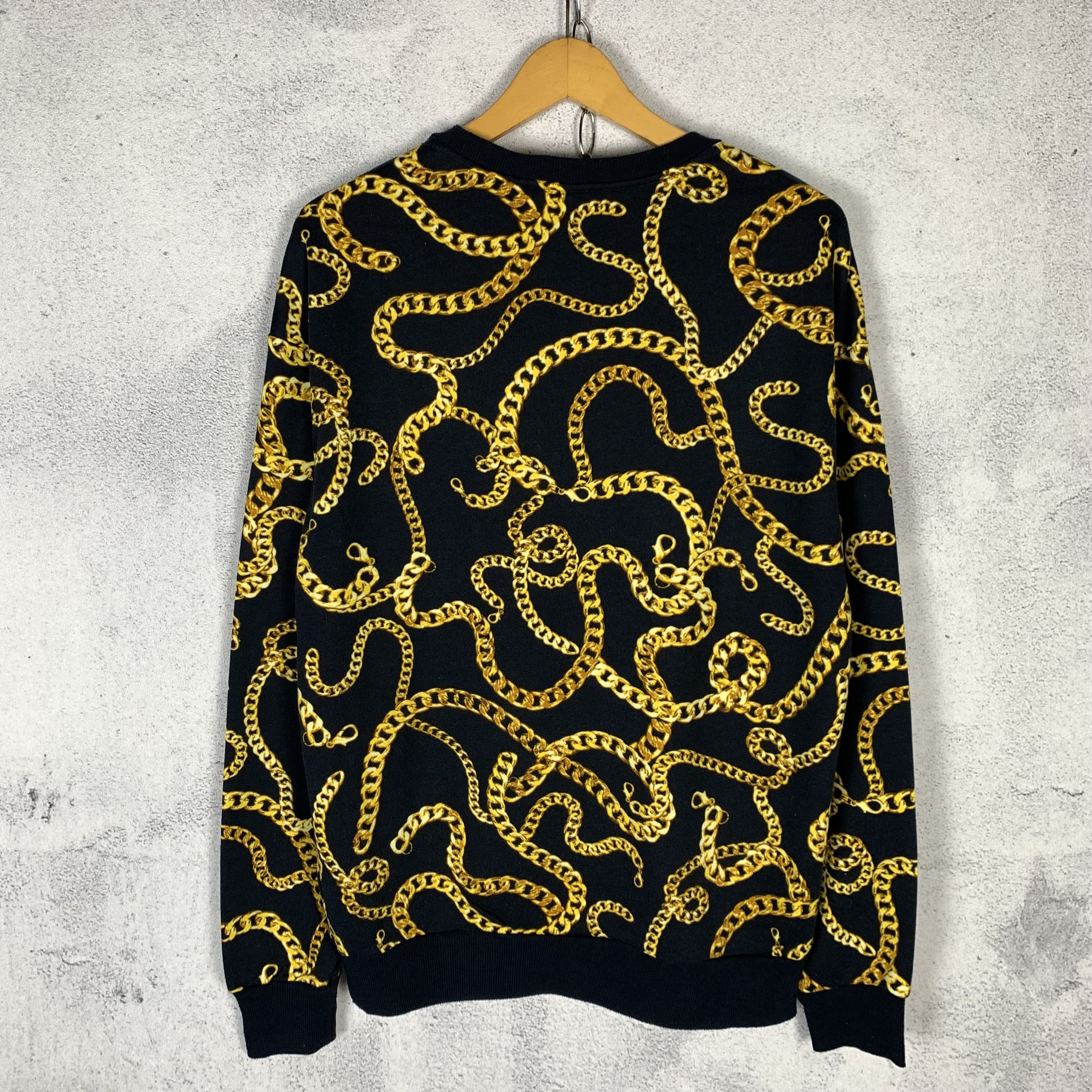 H&M H&M Over Print Chain Sweatshirt Crewneck Baroque Size US M / EU 48-50 / 2 - 2 Thumbnail