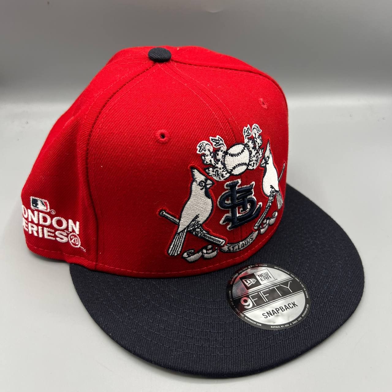 New Era St. Louis Cardinals Hat Men London Series Snap Back Cap Size ONE SIZE - 1 Thumbnail