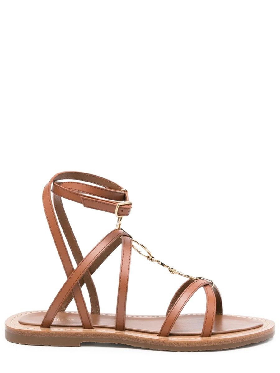 Celine CELINE SANDAL "LYMPIA" - BROWN (IT 40) Size US 10 / IT 40 - 1 Thumbnail