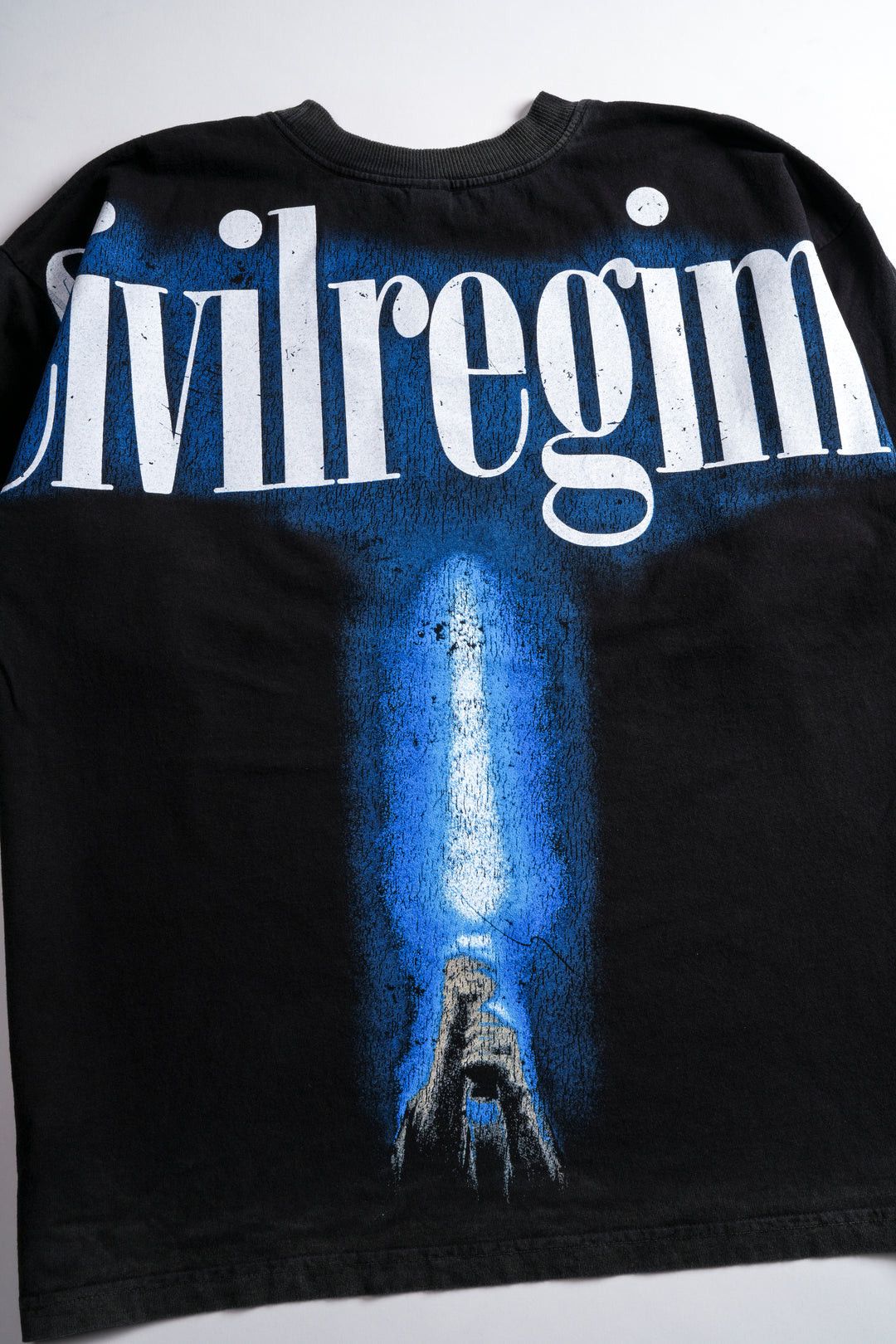 Civil Regime Star Wars Concrete Blue Crystal Tee in Vintage Black Size US L / EU 52-54 / 3 - 7 Thumbnail