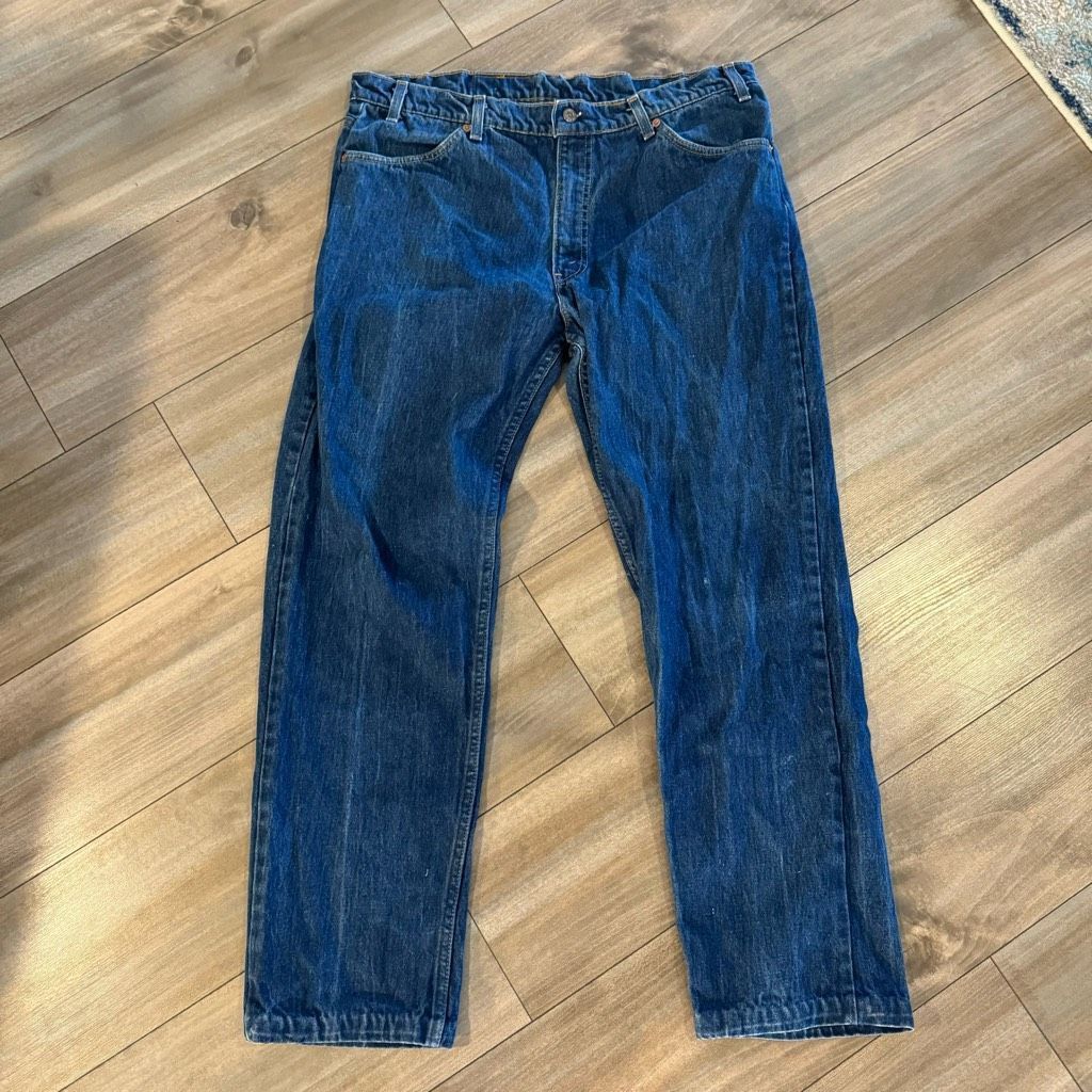 Levi's Vintage 90s Levi’s 506 Washed Blue Jeans Denim Mens size 40x Size US 40 / EU 56 - 3 Thumbnail
