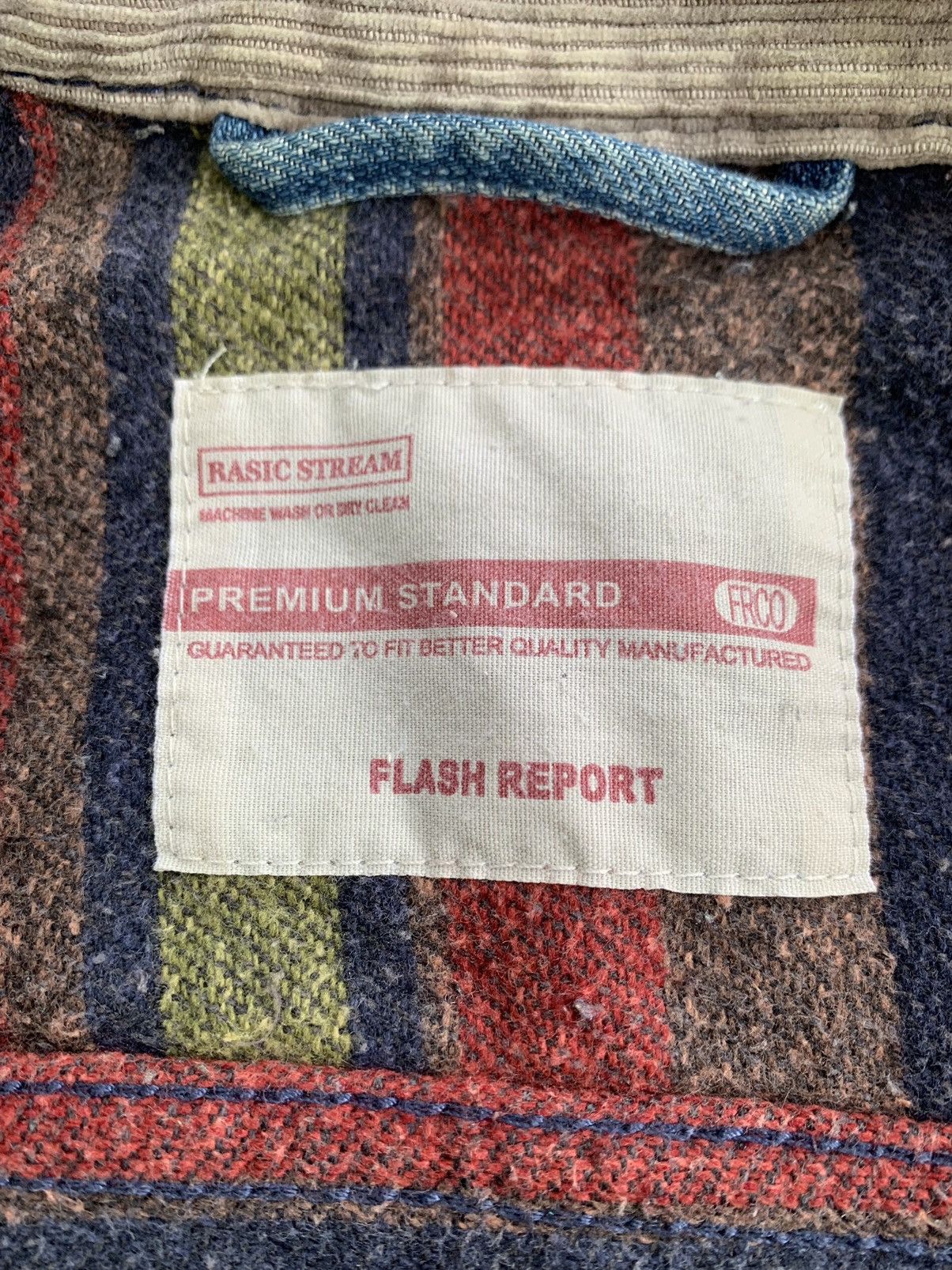 Japanese Brand Vintage Flash Report Denim Jacket Blanket Inner Size US M / EU 48-50 / 2 - 14 Thumbnail