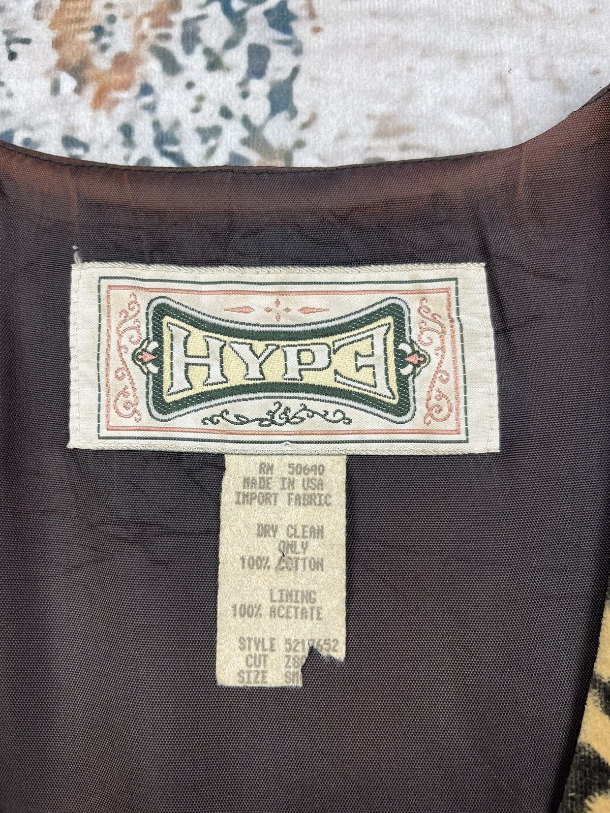 Hypebeast Vtg USA HYPE LEOPARD VELOUR VEST Size US S / EU 44-46 / 1 - 8 Thumbnail