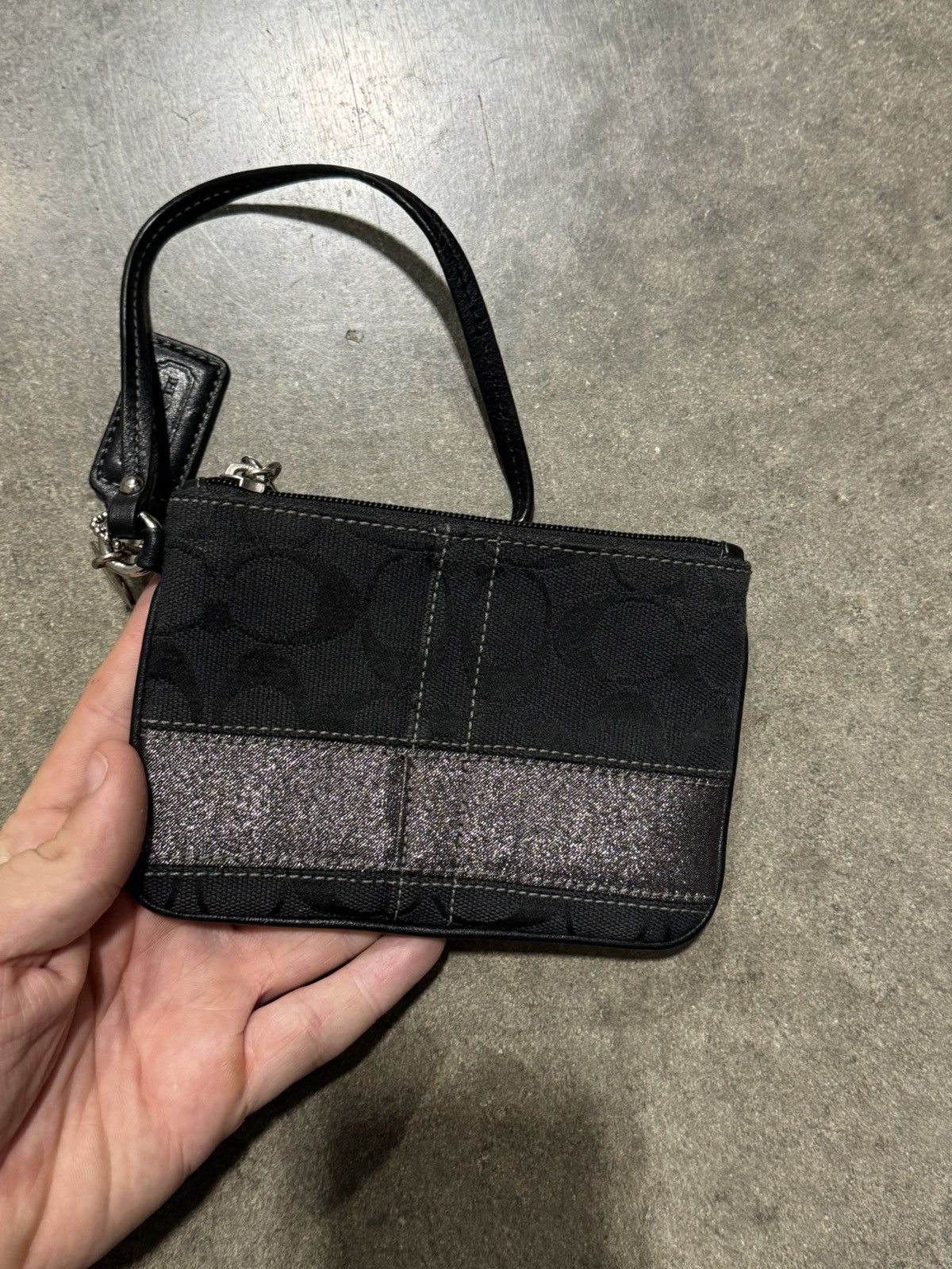 Coach Y2K Vintage Black Coach Mini Wristlet Purse Wallet Size ONE SIZE - 4 Thumbnail