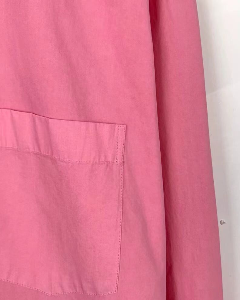 Balenciaga Balenciaga logo letter lapel pink cotton long sleeved shirt Size S / US 4 / IT 40 - 3 Thumbnail