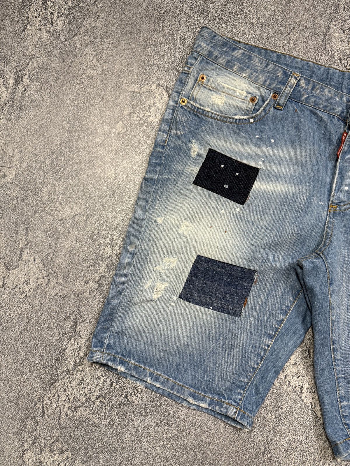Dsquared2 Dsquared Distressed Shorts In Blue Size US 34 / EU 50 - 3 Thumbnail