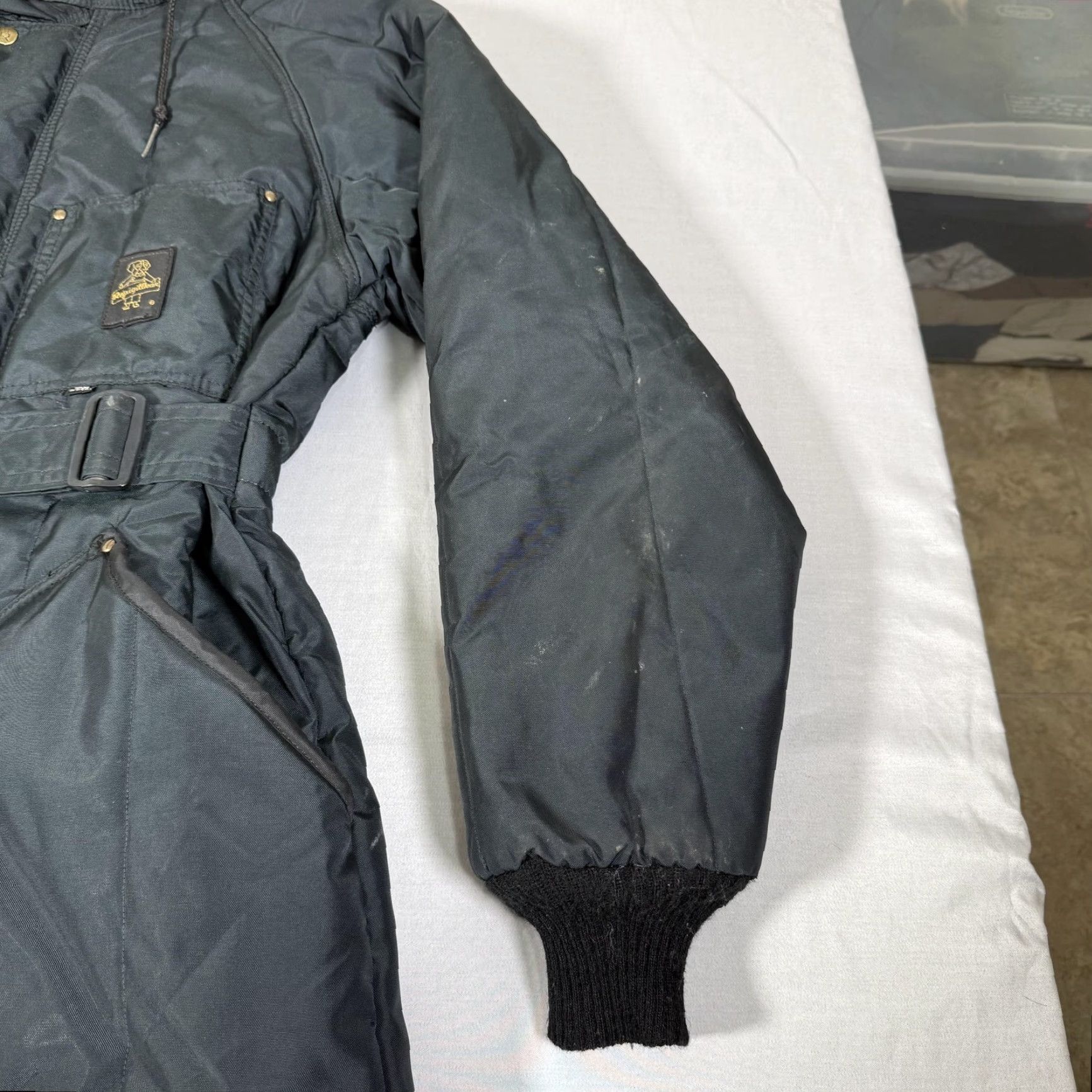 Refrigiwear RefrigiWear Jacket Mens M Black Parka Zip Up Long Coat Insulated Lined Work HoodiePockets Thermal Wind-Resistant Zippered Pockets (Non-Vintage) Size US M / EU 48-50 / 2 - 4 Thumbnail
