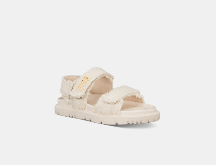 Dior o1w1db10725 KCO002 Dioract Sandals in Ecru Size US 12 / IT 42 - 2 Thumbnail