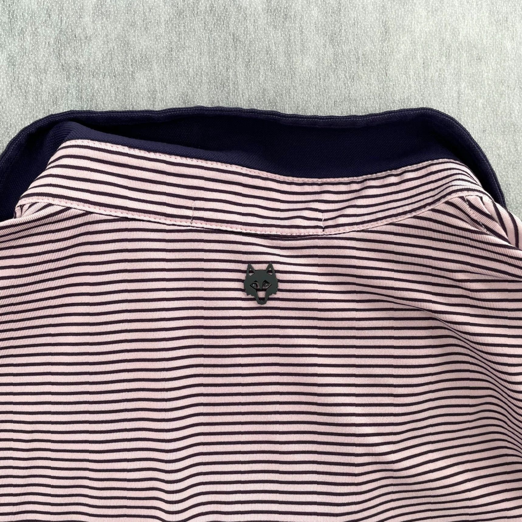 Vintage Greyson Shirt Polo XL Adult Large Extra Pink Striped Golf Mens Logo Stretch Lightweight Breathable Moisture Wicking Regular Football? Size US XL / EU 56 / 4 - 4 Thumbnail