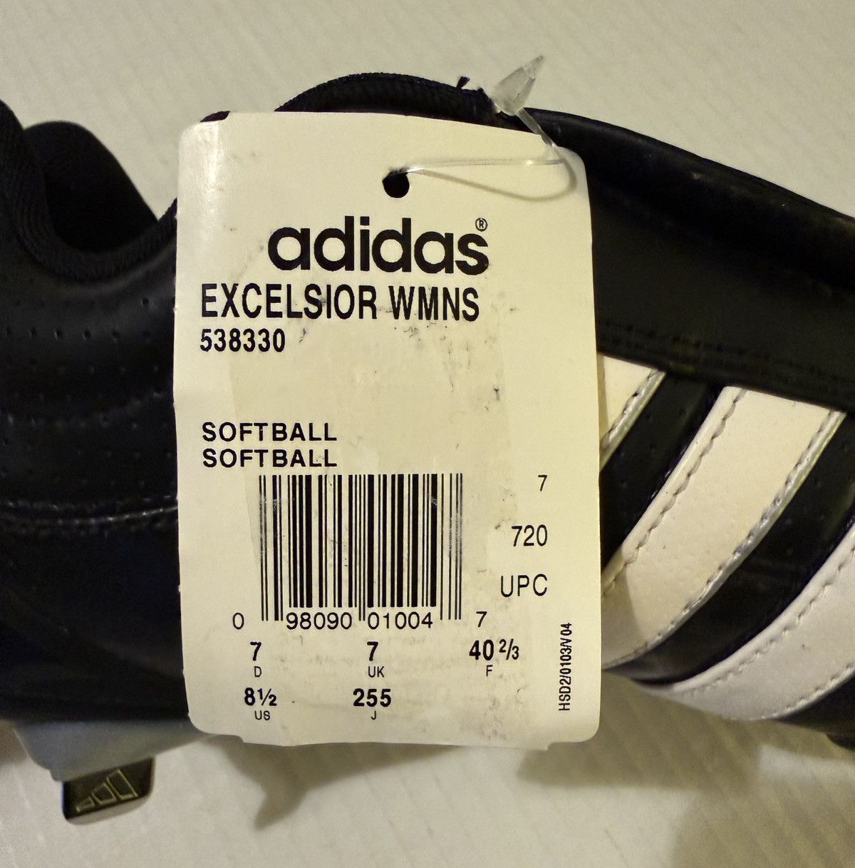 Adidas Adidas Excelsior Women Black Softball Baseball Cleats 8.5 Size US 8.5 / IT 38.5 - 2 Thumbnail