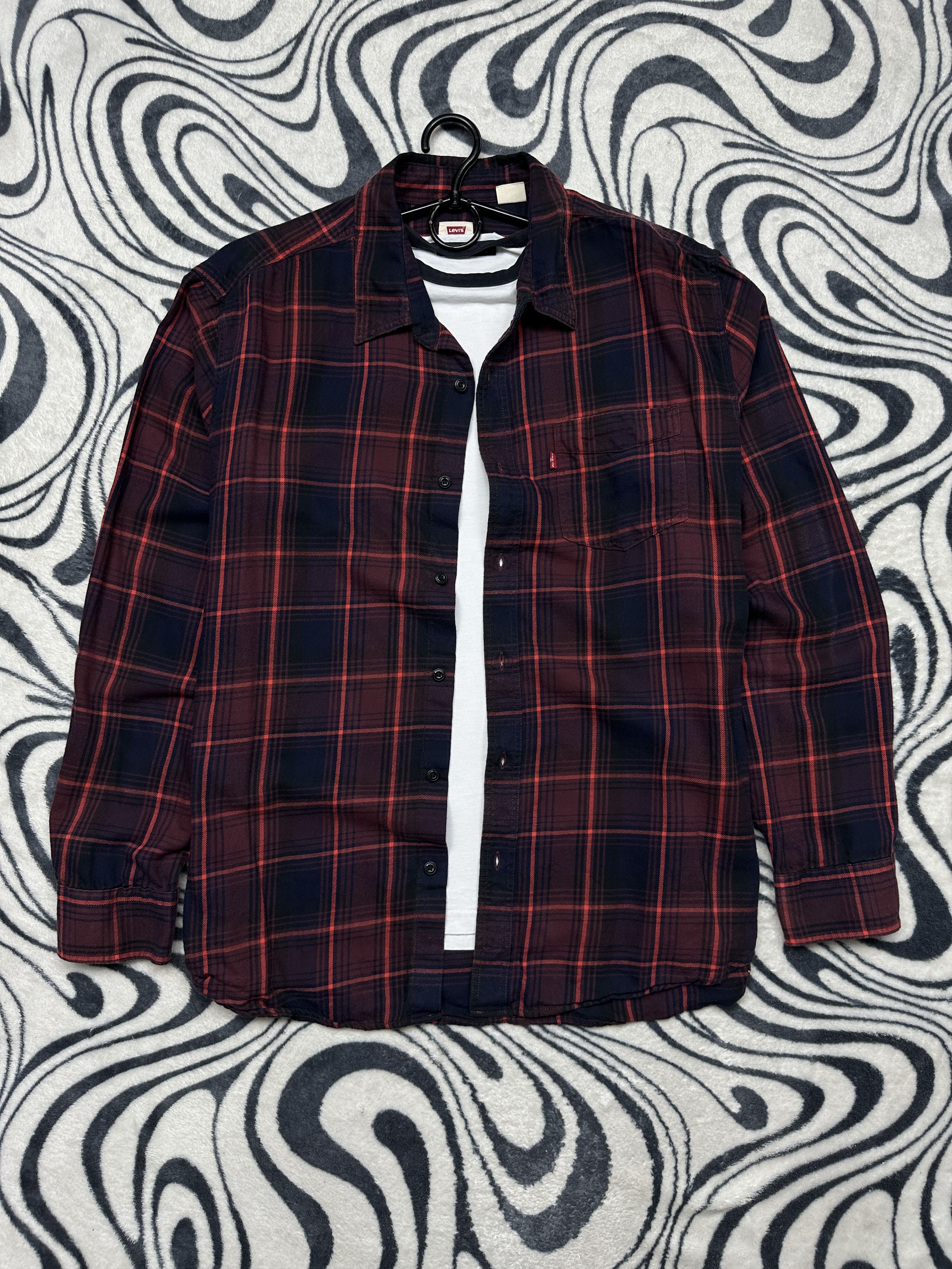 Levi's Levi's Flannel Mens Plaid Shirt Y2K Size US XL / EU 56 / 4 - 1 Thumbnail