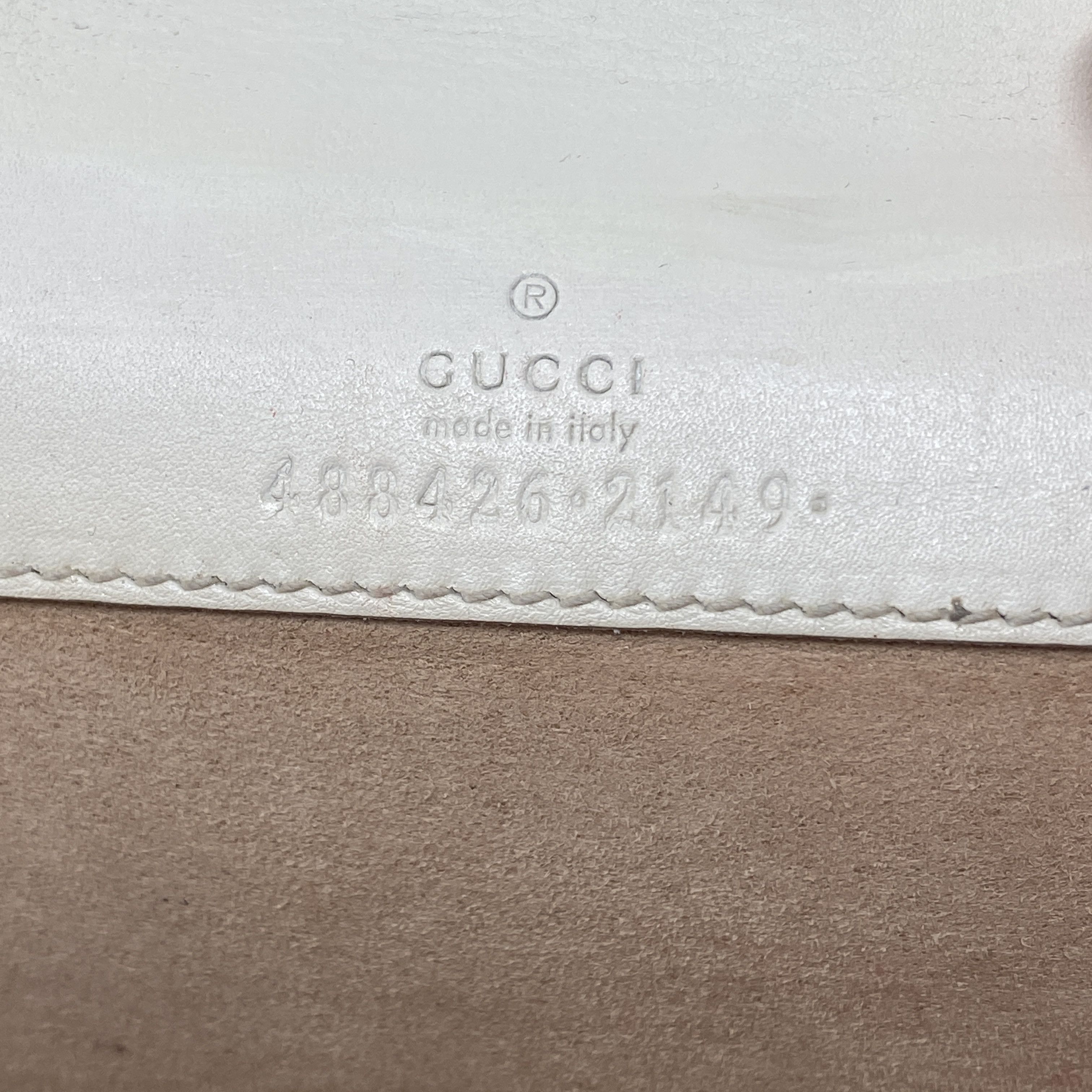 Gucci Gucci Calfskin Matelasse GG Marmot Mini Bag Cream Size ONE SIZE - 8 Thumbnail