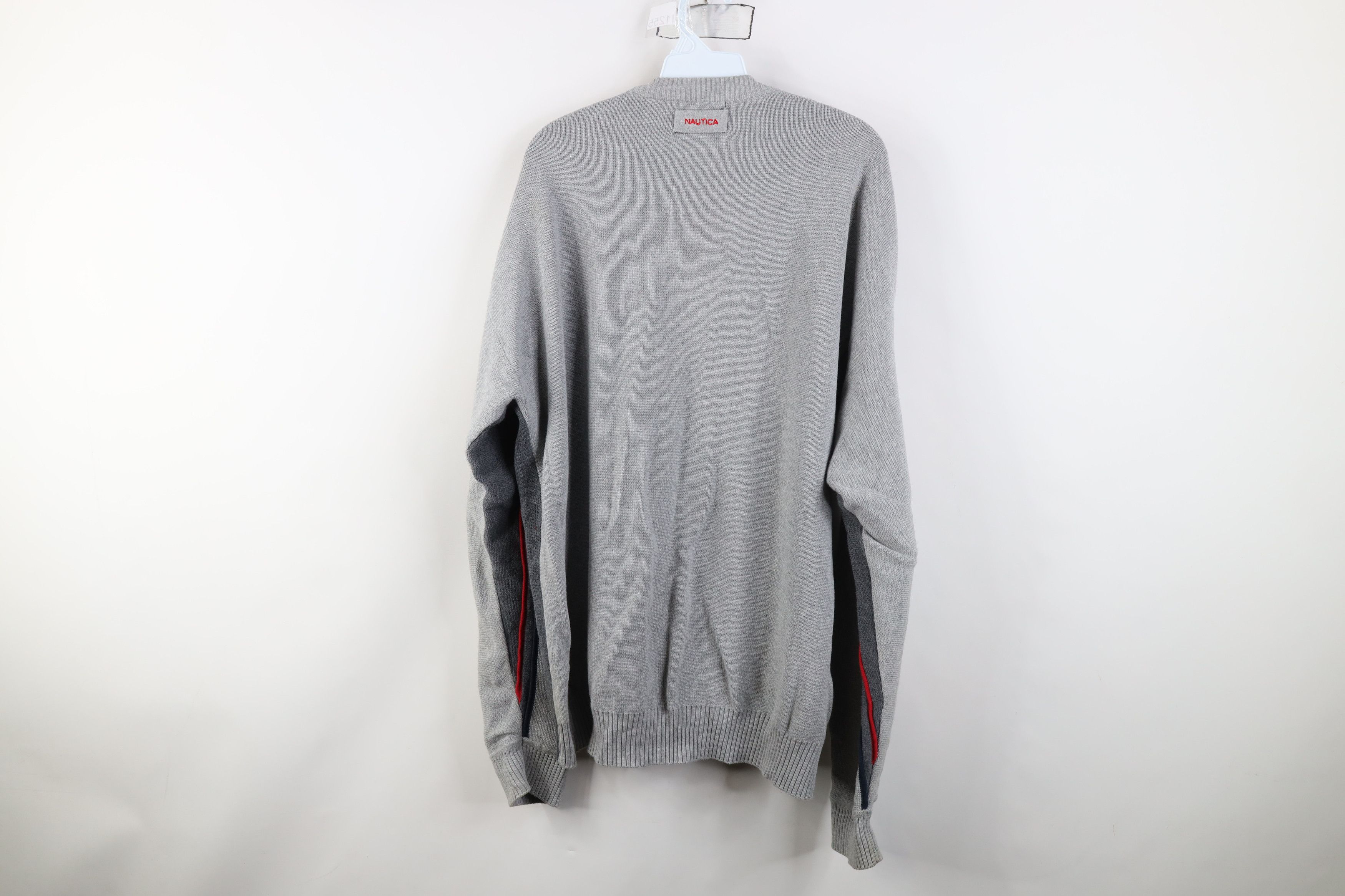 Nautica Vintage Nautica Block Sailing Cotton Knit Crewneck Sweater Size US XL / EU 56 / 4 - 12 Thumbnail