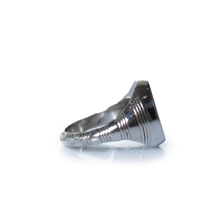 A.P.C. A.P.C., silver signet ring Size ONE SIZE - 4 Thumbnail