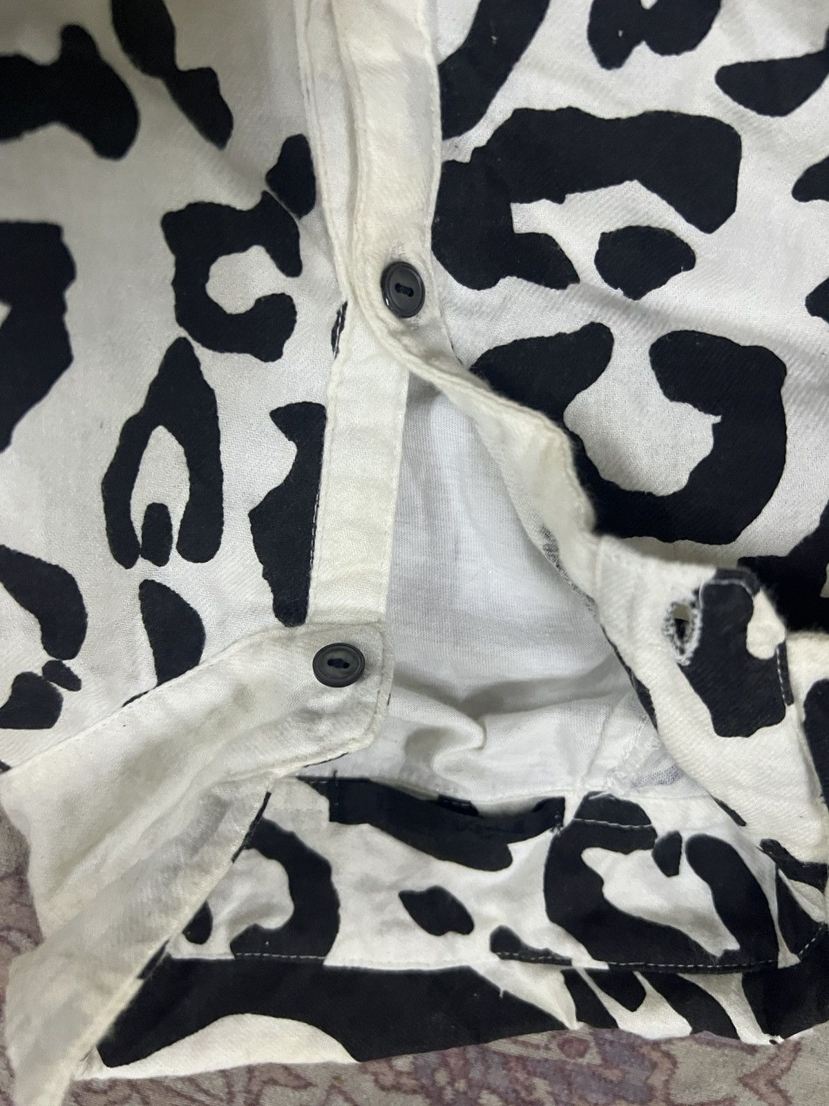 KMRii KMRii Archival Leopard Print Draped shirt Size US L / EU 52-54 / 3 - 17 Thumbnail