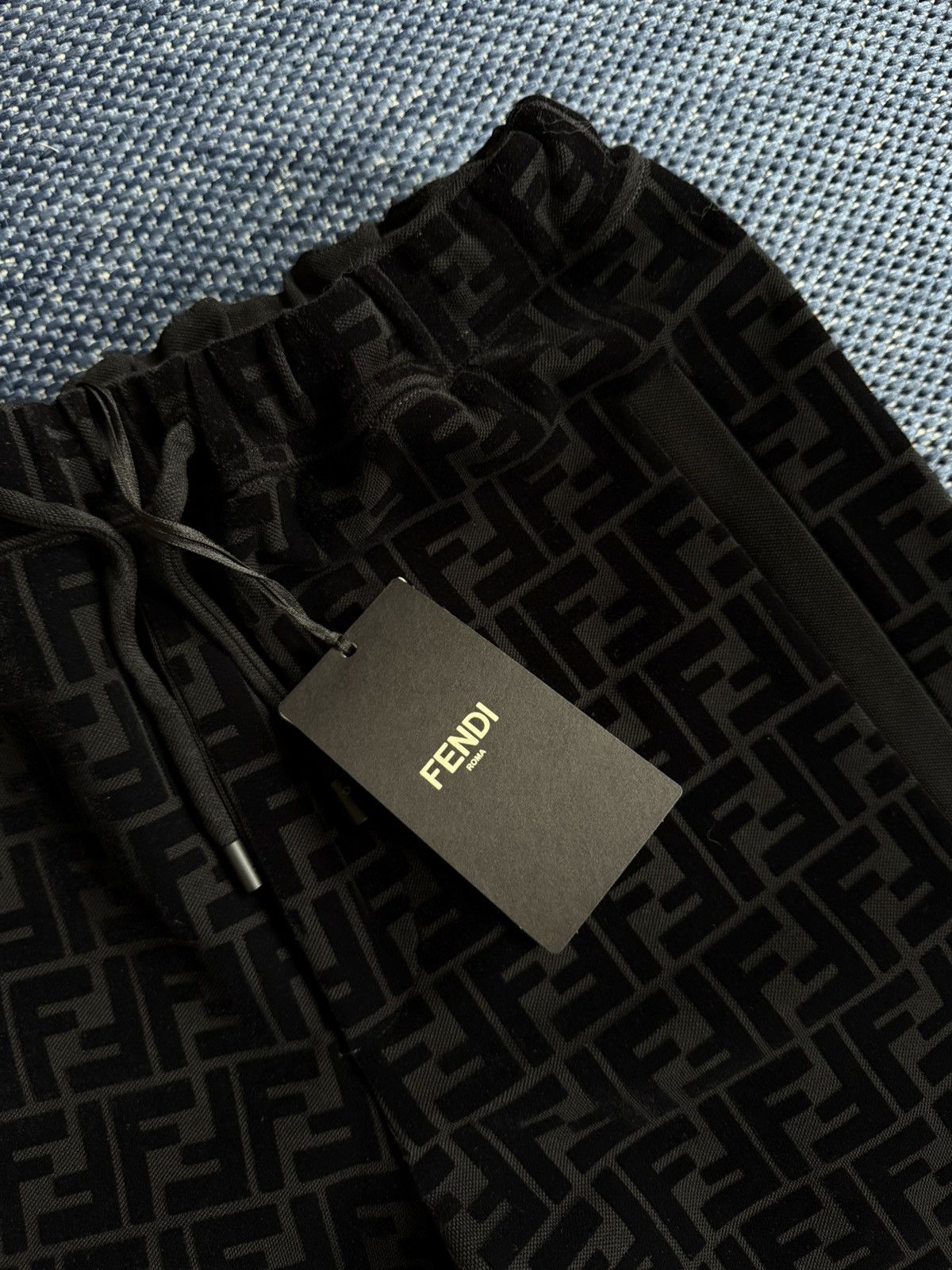Fendi FW21 Black Monogram Zucca Pants Size US 31 - 6 Thumbnail