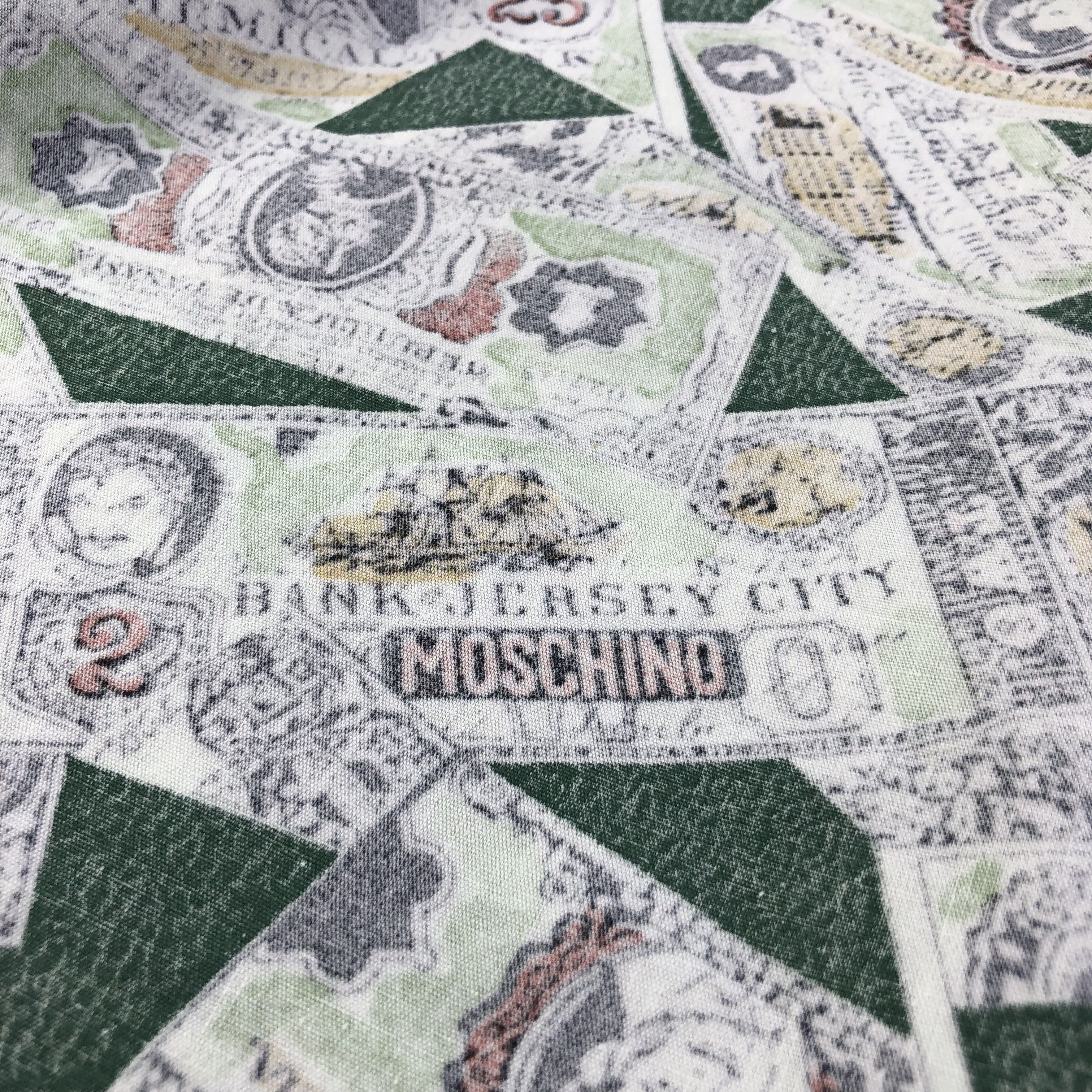 Moschino × Vintage Moschino Mirror Image Handkerchief Neckerchief Bandana H1674 Size ONE SIZE - 5 Thumbnail