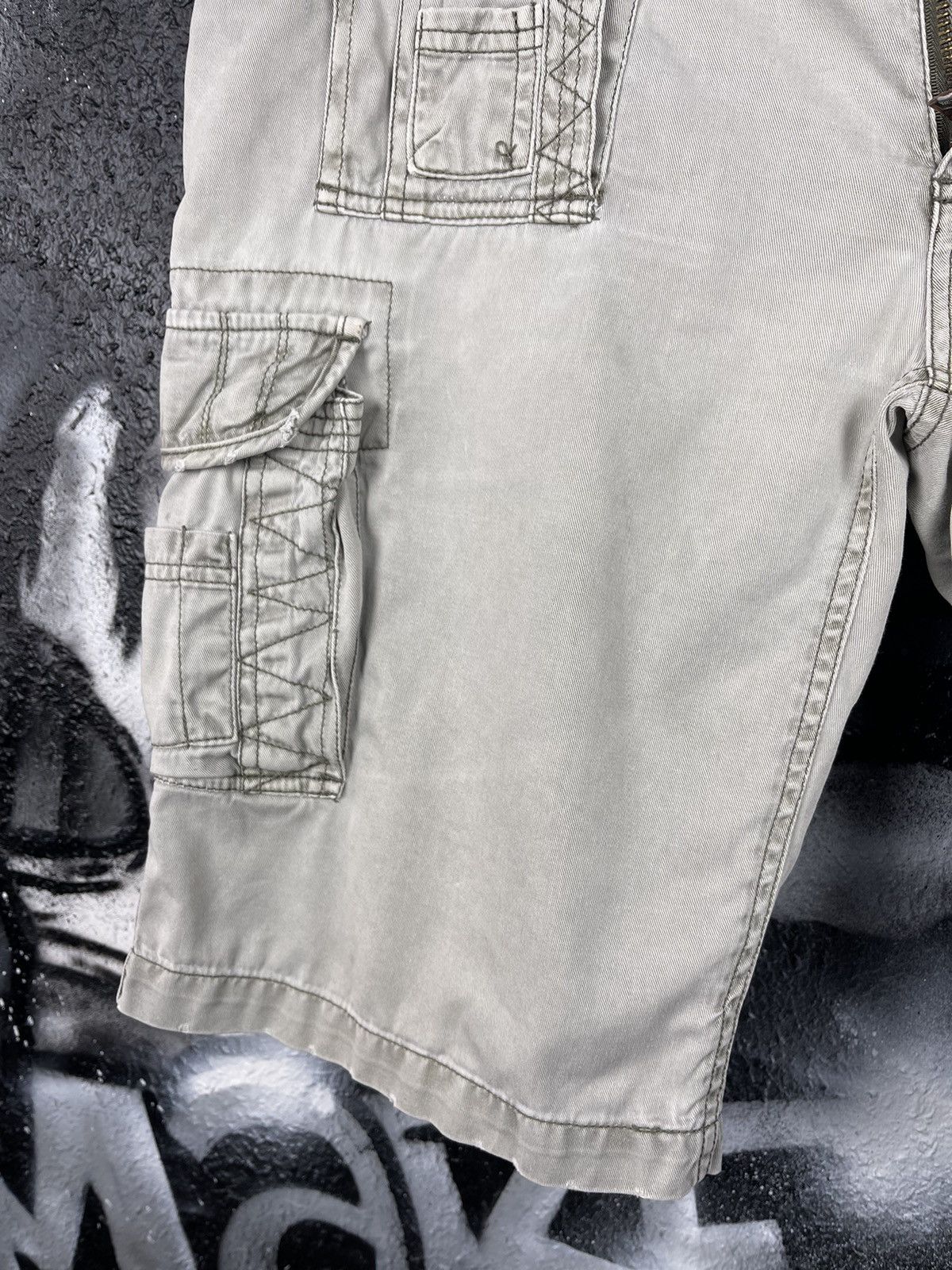 Alpha Industries Alpha Industries Vintage Grey Cotton Cargo Shorts Men’s Size Medium Size US 32 / EU 48 - 13 Thumbnail