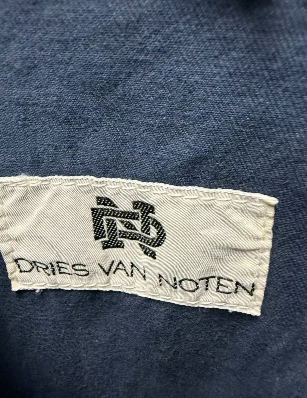 Dries Van Noten Dries Van Noten Topstitch Relaxed Canvas Jacket Size US M / EU 48-50 / 2 - 5 Thumbnail