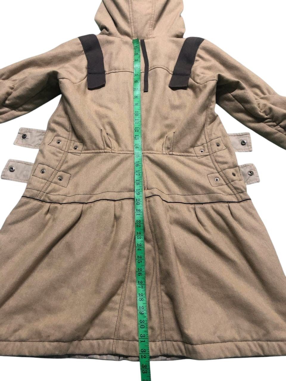 Marithe + Francois Girbaud Vintage Marithe Francois Girbaud Bondage Hooded Wool Jacket Size US S / EU 44-46 / 1 - 21 Thumbnail