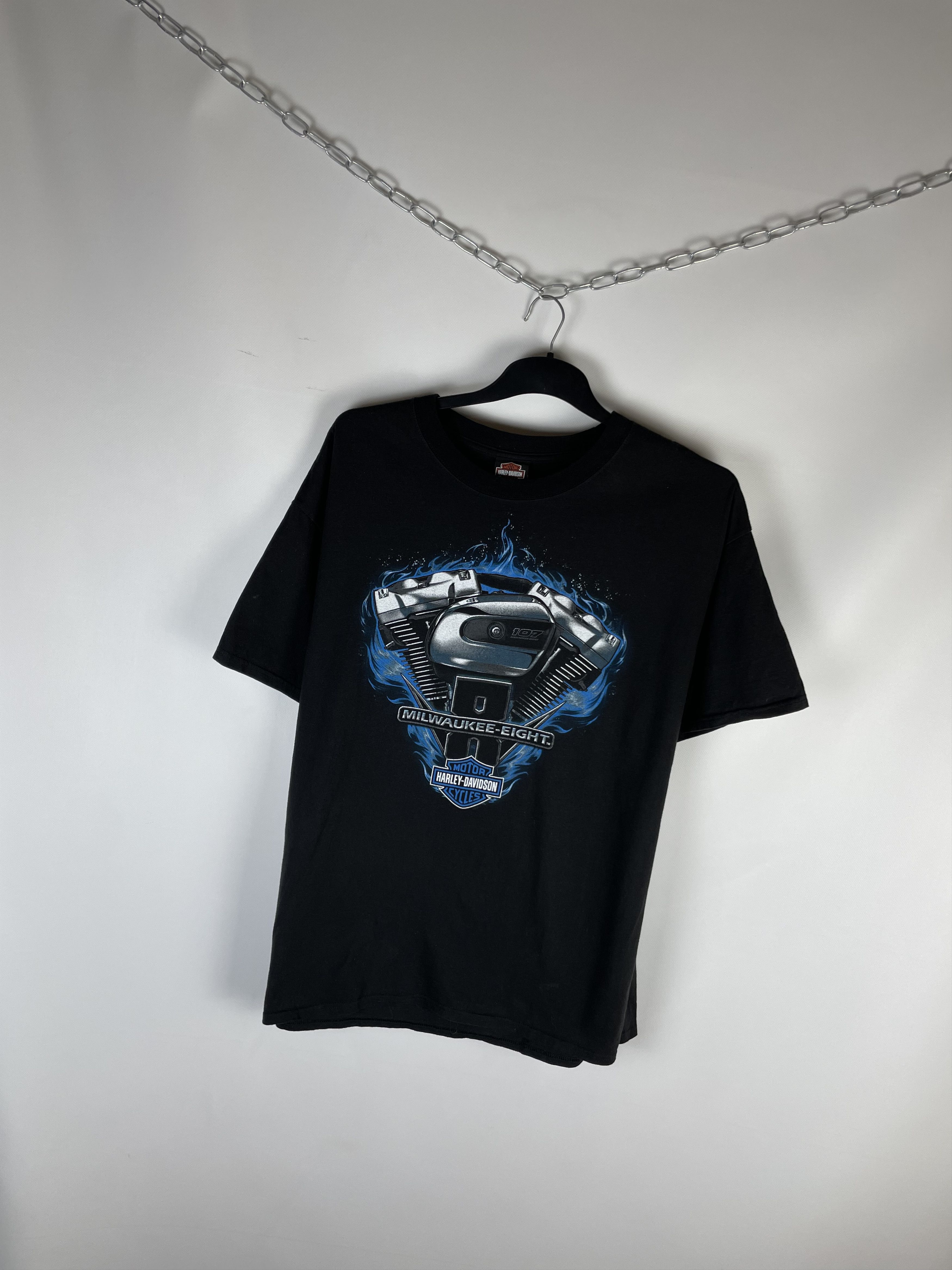 Harley Davidson Vintage HARLEY DAVIDSON Tee Graphic T Shirt Size US XL / EU 56 / 4 - 2 Thumbnail