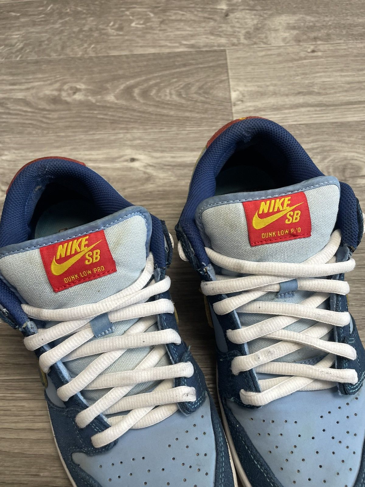 Nike NIKE SB Dunk Low Pro Why So Sad? Sneakers Blue Suede Size US 8 / EU 41 - 6 Thumbnail