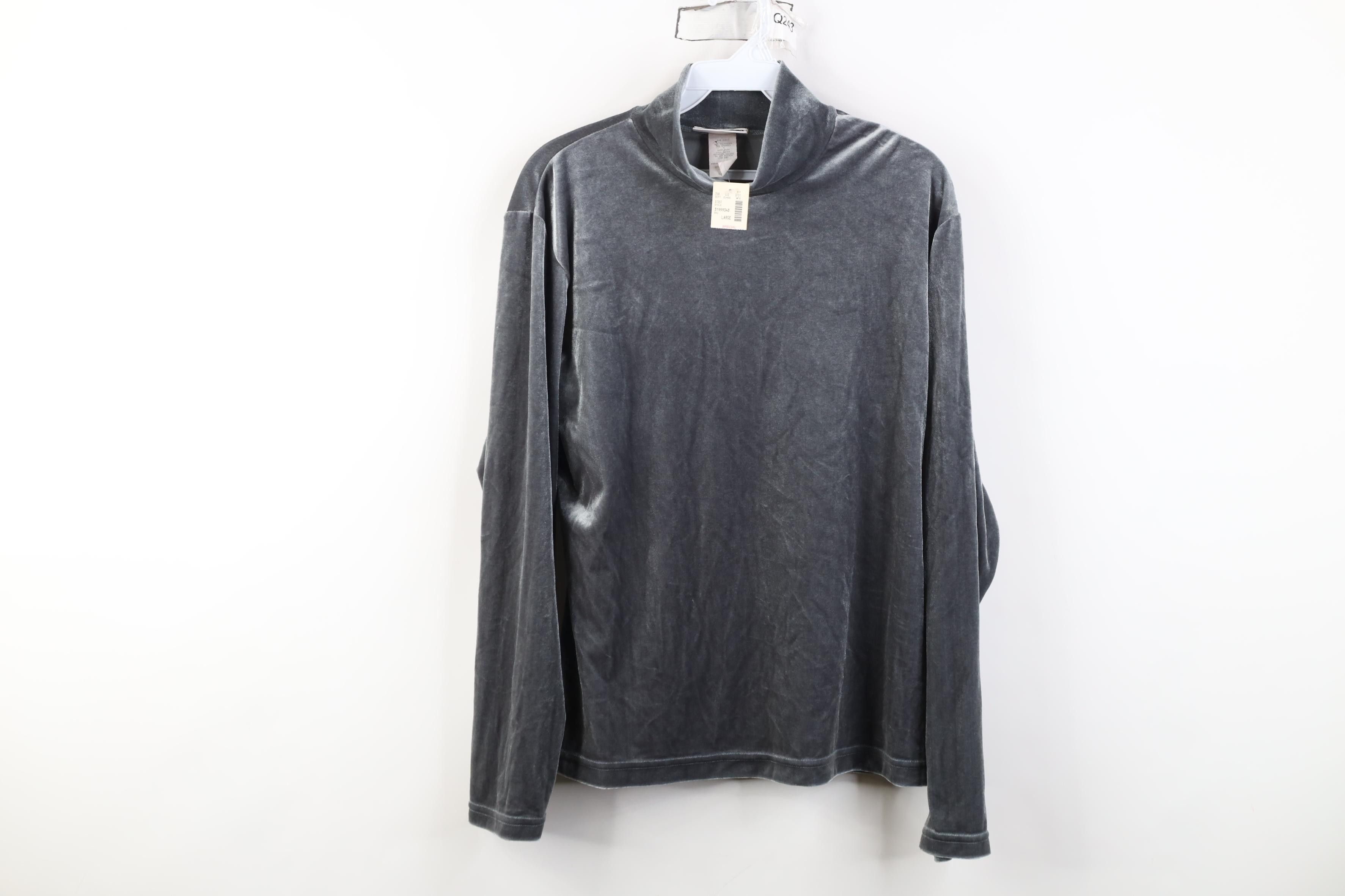 Vintage Deadstock Vintage 90s Streetwear Mock Neck Sweater USA Size L / US 10 / IT 46 - 1 Thumbnail