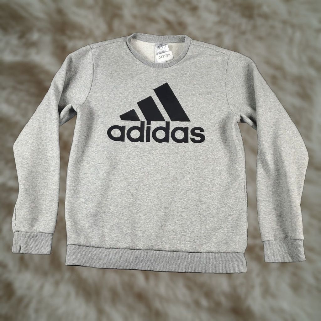 Adidas Adidas Mens Medium Gray Casual Pullover Sweatshirt Size US M / EU 48-50 / 2 - 1 Thumbnail