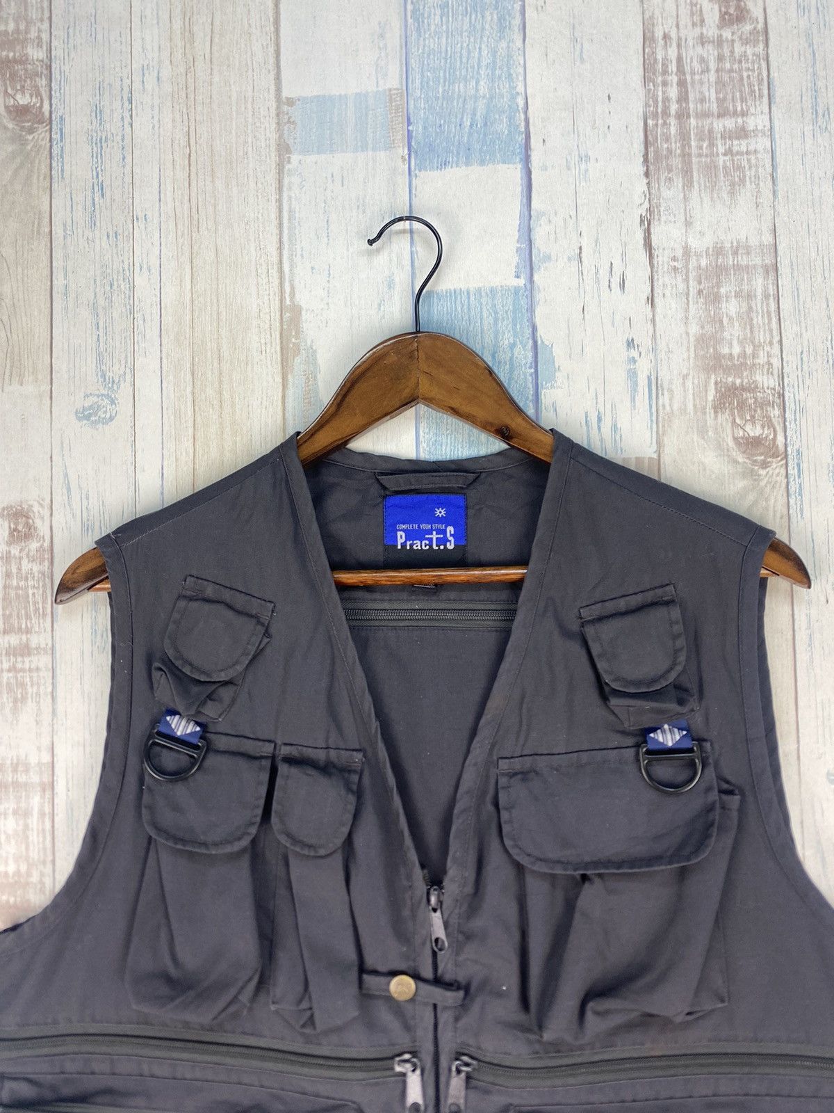 Japanese Brand Vintage Pract Studio Tactical Hunting Vest Size US L / EU 52-54 / 3 - 4 Thumbnail