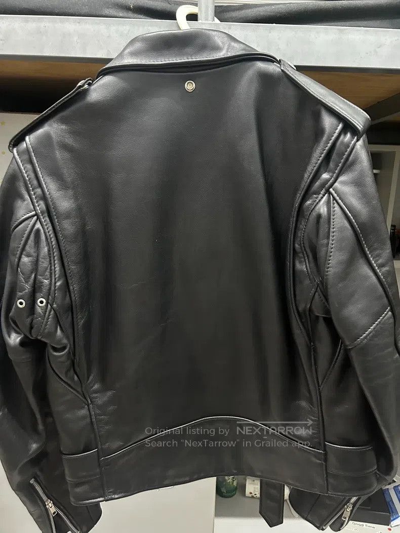 Schott Schott 618 leather jacket classic black Size US M / EU 48-50 / 2 - 2 Thumbnail