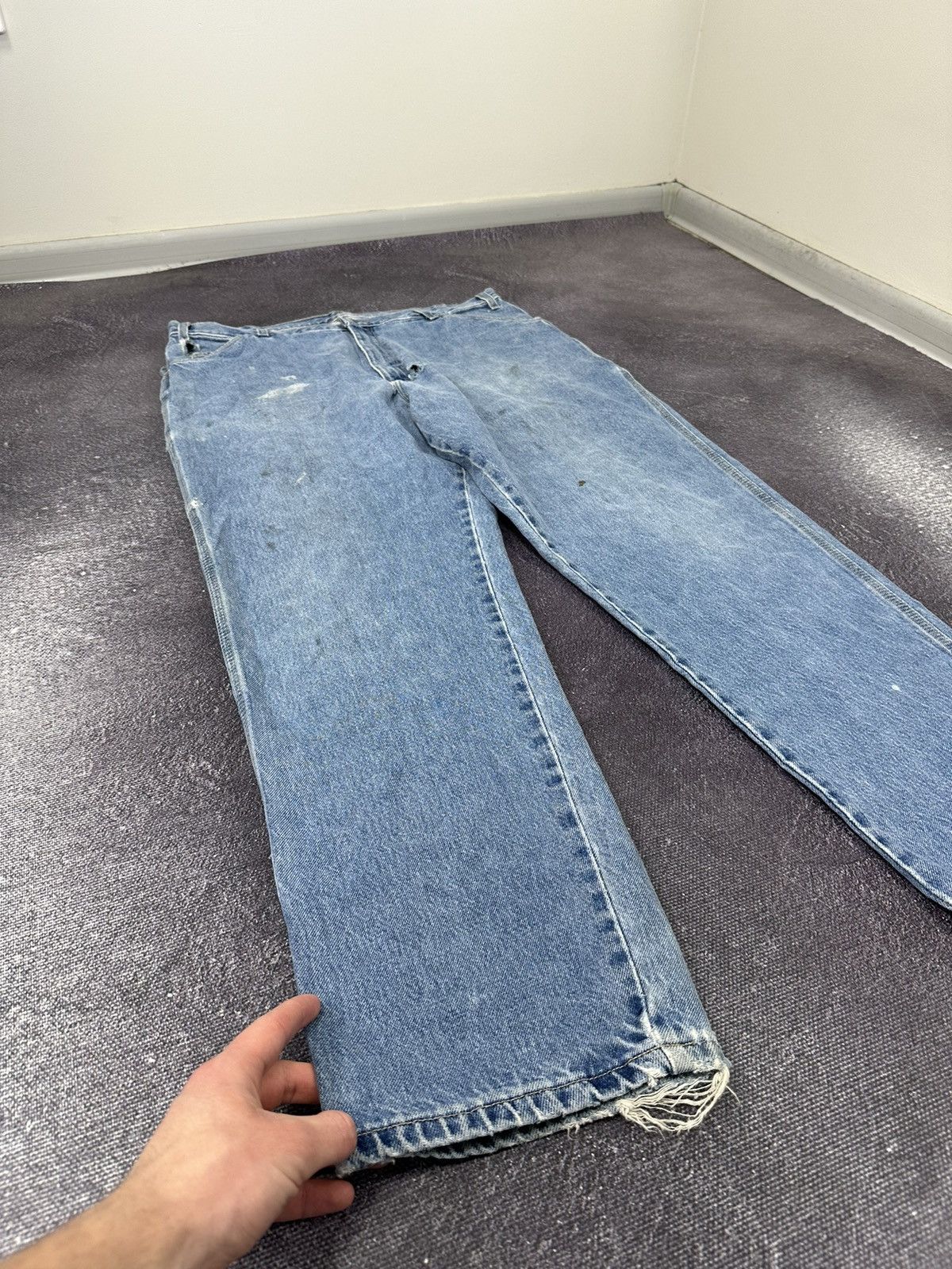 Dickies Vintage Dickies Light Blue Carpenter USA Opium Work Pants Size US 38 / EU 54 - 10 Thumbnail