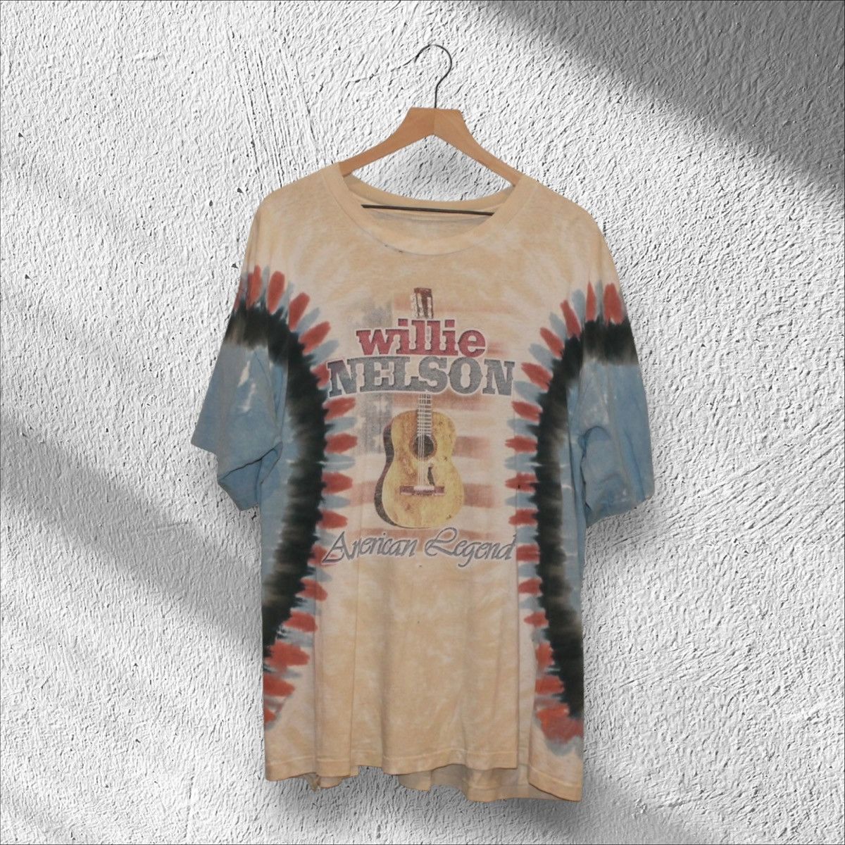 Vintage Vintage Willie Nelson American Legend Liquid Blue T-Shirt XL Size US XL / EU 56 / 4 - 1 Thumbnail