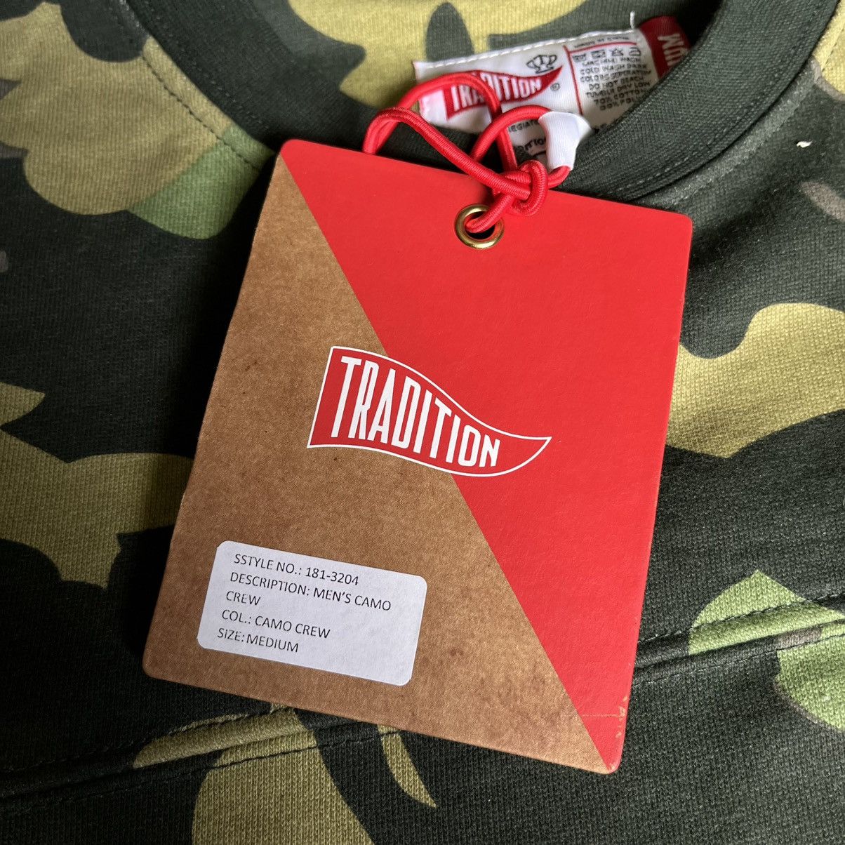Japanese Brand New Vintage 2000s Tradition Ever Since Camo Print Crewneck Size US M / EU 48-50 / 2 - 8 Thumbnail