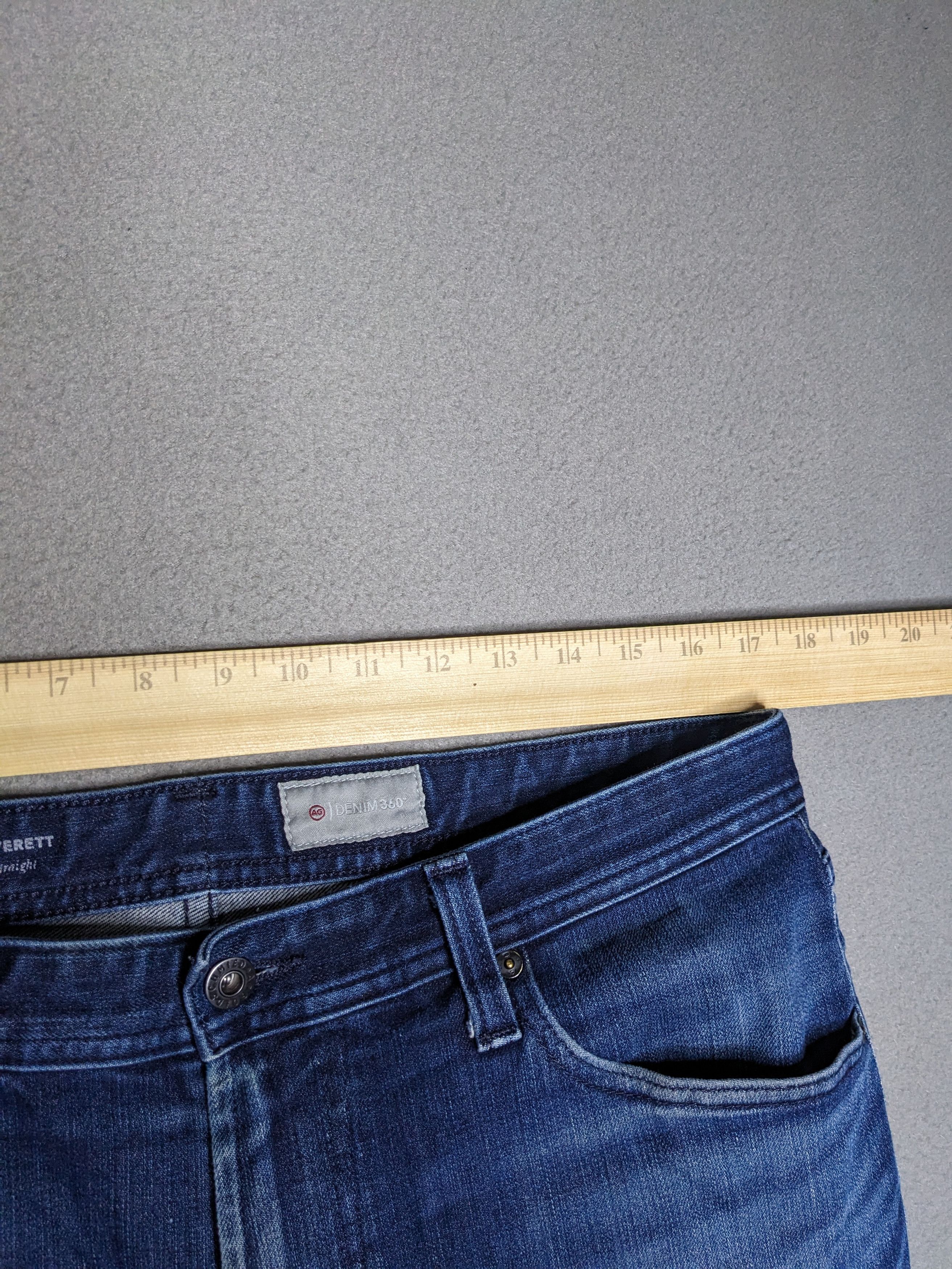 AG Adriano Goldschmied AG Adriano Goldschmied Everett Jeans 34x32 Slim Straight Size US 34 / EU 50 - 19 Thumbnail