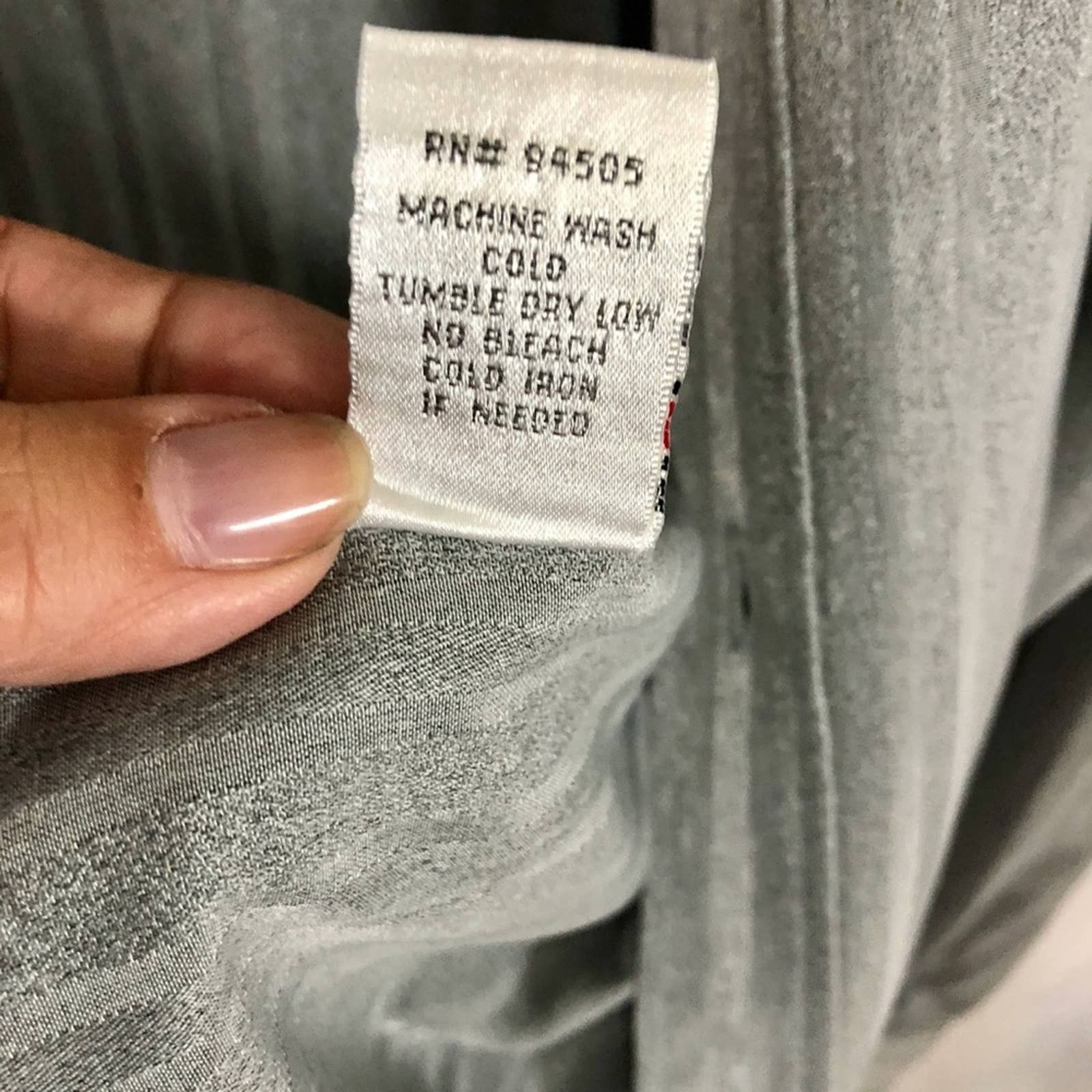 Bc Ethic BC Ethic Gray Ghost Stripes Button Up Long Sleeve Shirt XL Size US XL / EU 56 / 4 - 8 Thumbnail