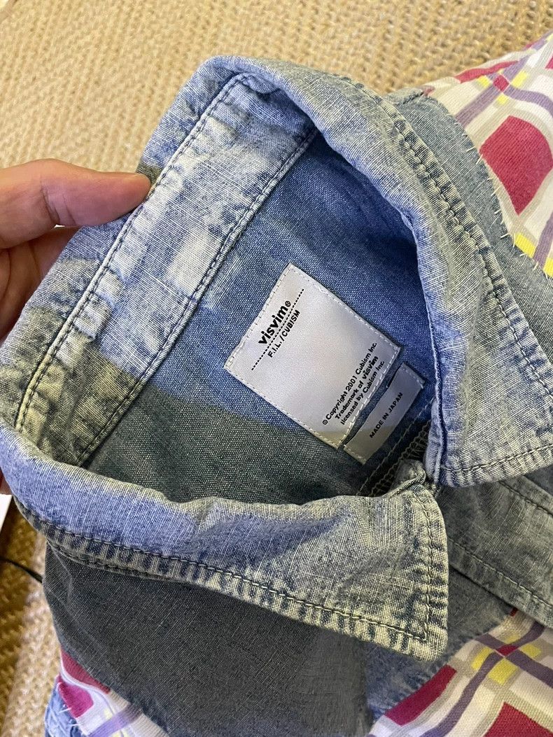 Visvim visvim Long Sleeve Shirt with Antique Patchwork shirt 2505- Size US M / EU 48-50 / 2 - 7 Thumbnail